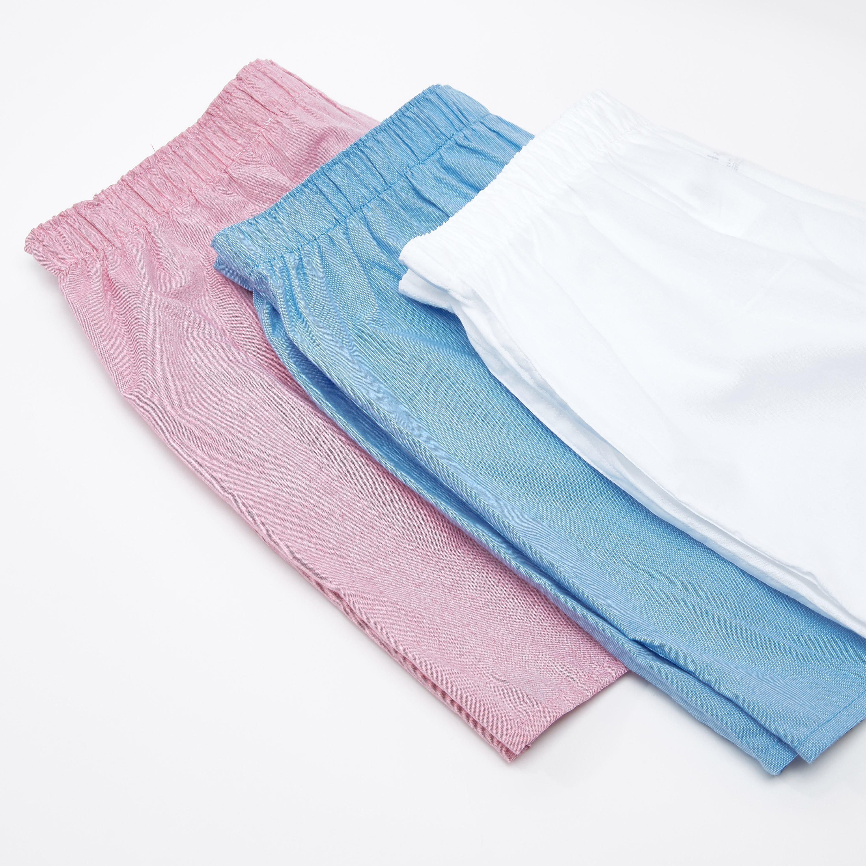سراويل بوكسر سادة بخصر مطّاطي - طقم من 3 قطع-men-clothing-innerwear-underwear-image-3