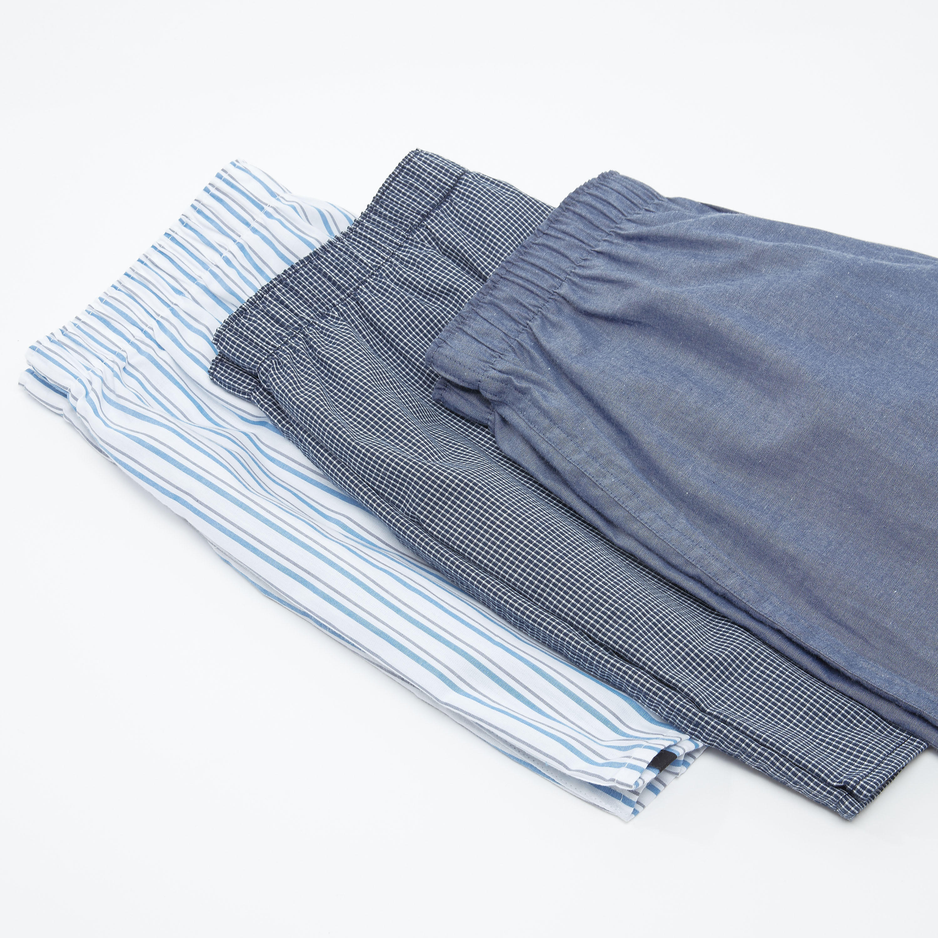 سراويل بوكسر متنوعة بخصر مطّاطي - طقم من 3 قطع-men-clothing-innerwear-underwear-image-3