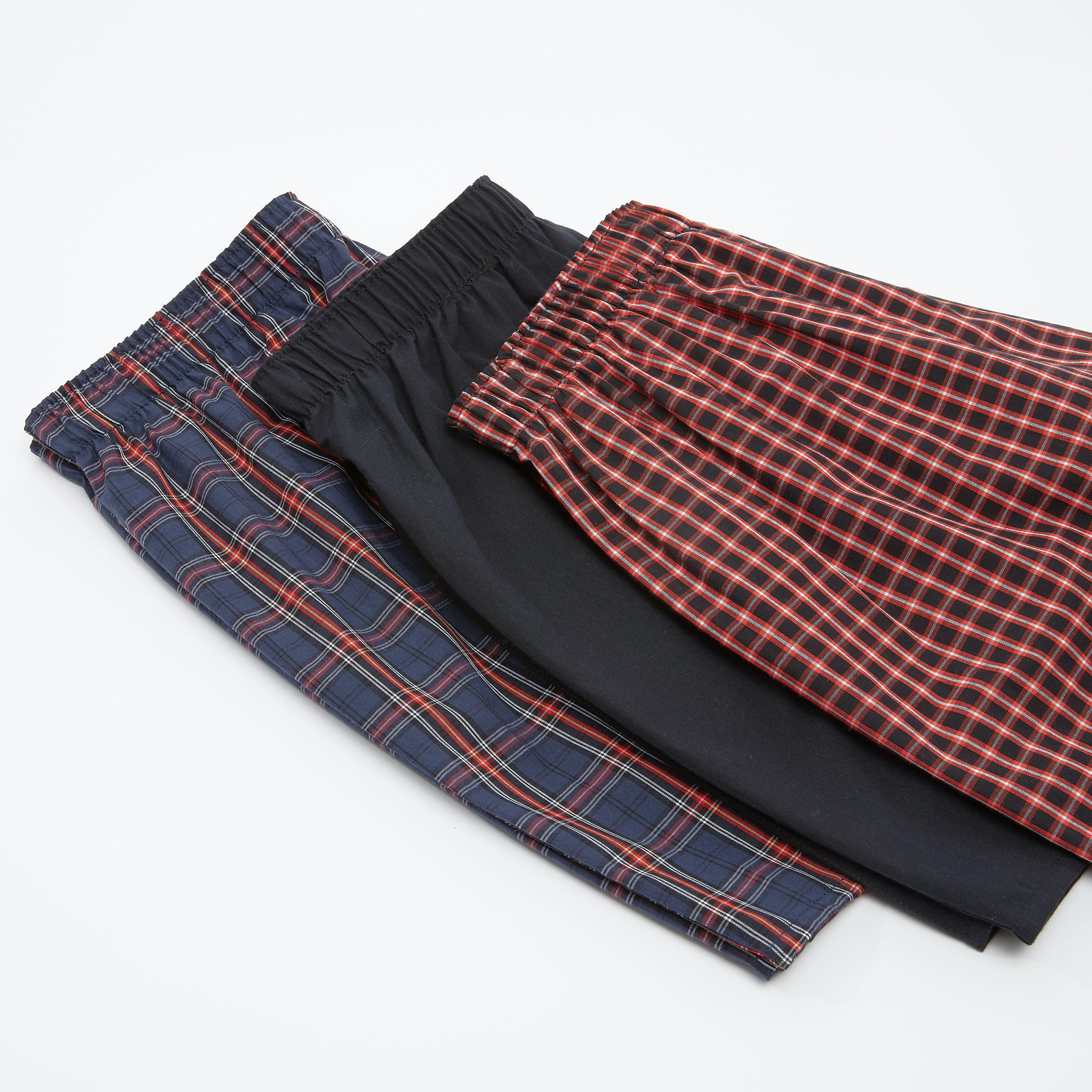 سراويل بوكسر متنوعة بخصر مطّاطي - طقم من 3 قطع-men-clothing-innerwear-underwear-image-3