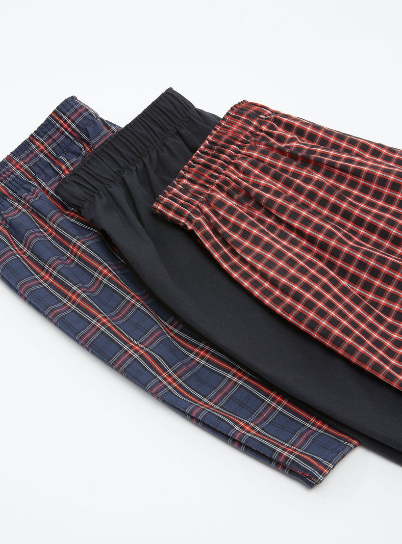 سراويل بوكسر متنوعة بخصر مطّاطي - طقم من 3 قطع-men-clothing-innerwear-underwear-image-3