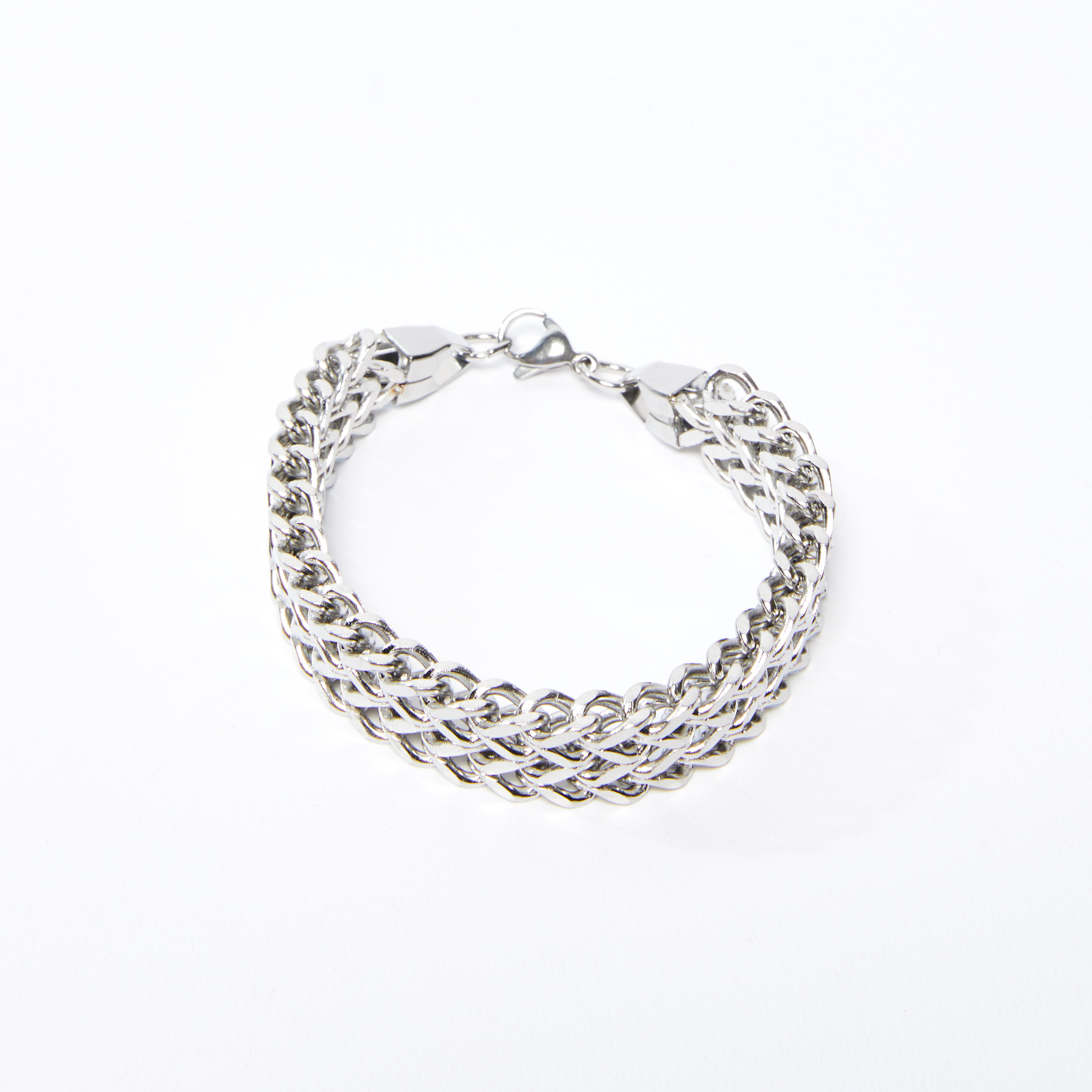 سوار بسلسلة ميتاليك متعددة الطبقات ومشبك إغلاق-men-watchesandjewellery-bracelets-image-1