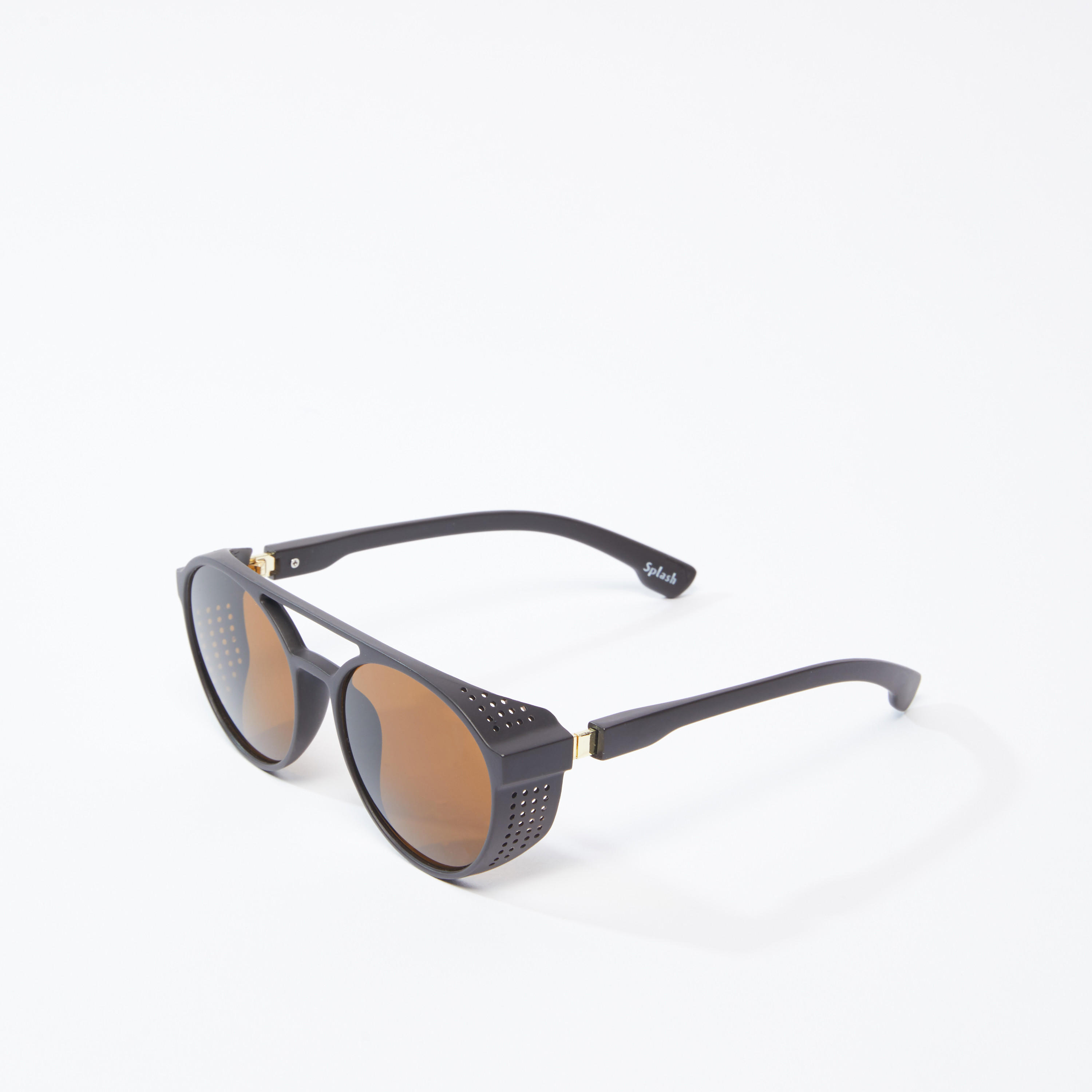 نظارة شمسية مستديرة بإطار كامل ووسادات أنف-men-sunglasses-image-1