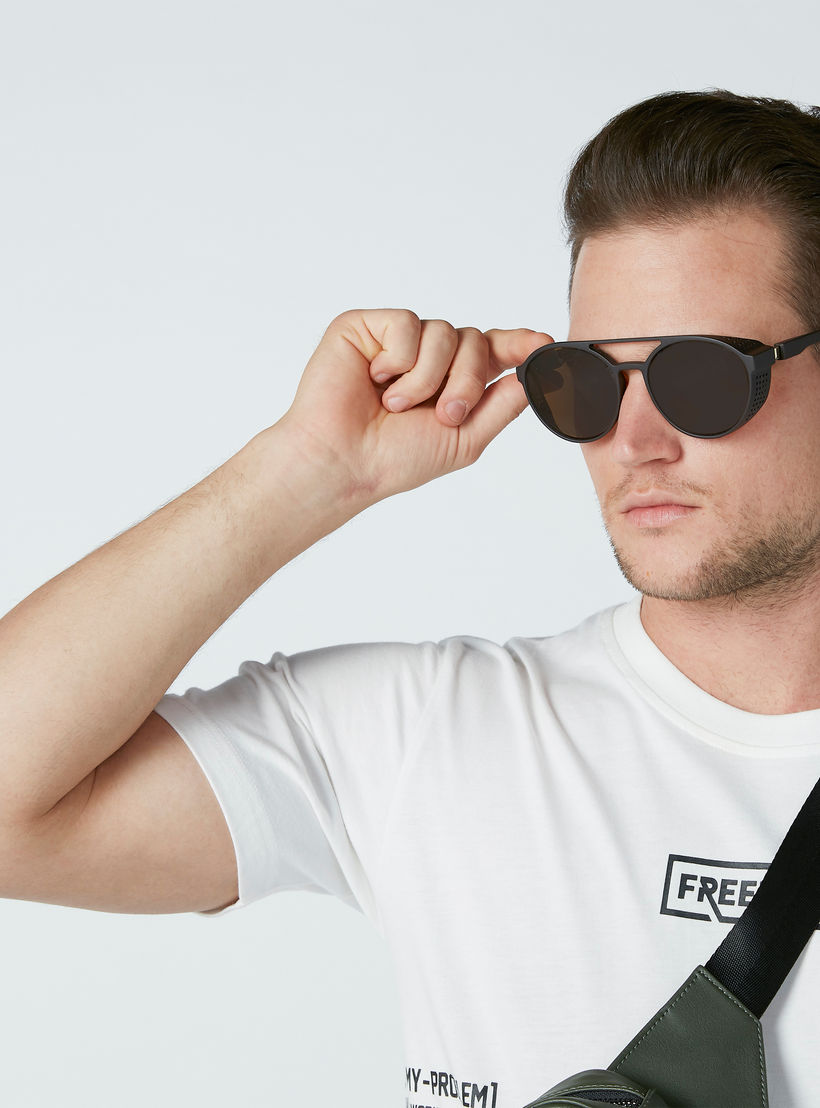 نظارة شمسية مستديرة بإطار كامل ووسادات أنف-men-sunglasses-image-2