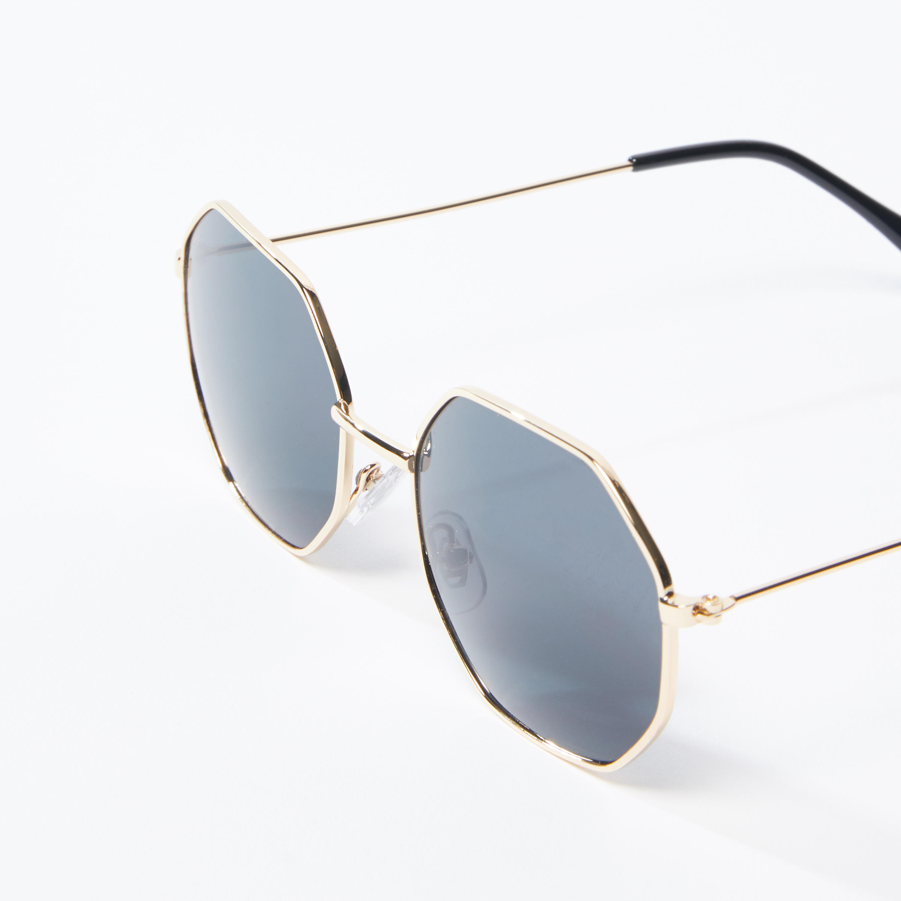 نظّارة شمسية ميتاليك بإطار كامل ووسادات للأنف-men-sunglasses-image-4