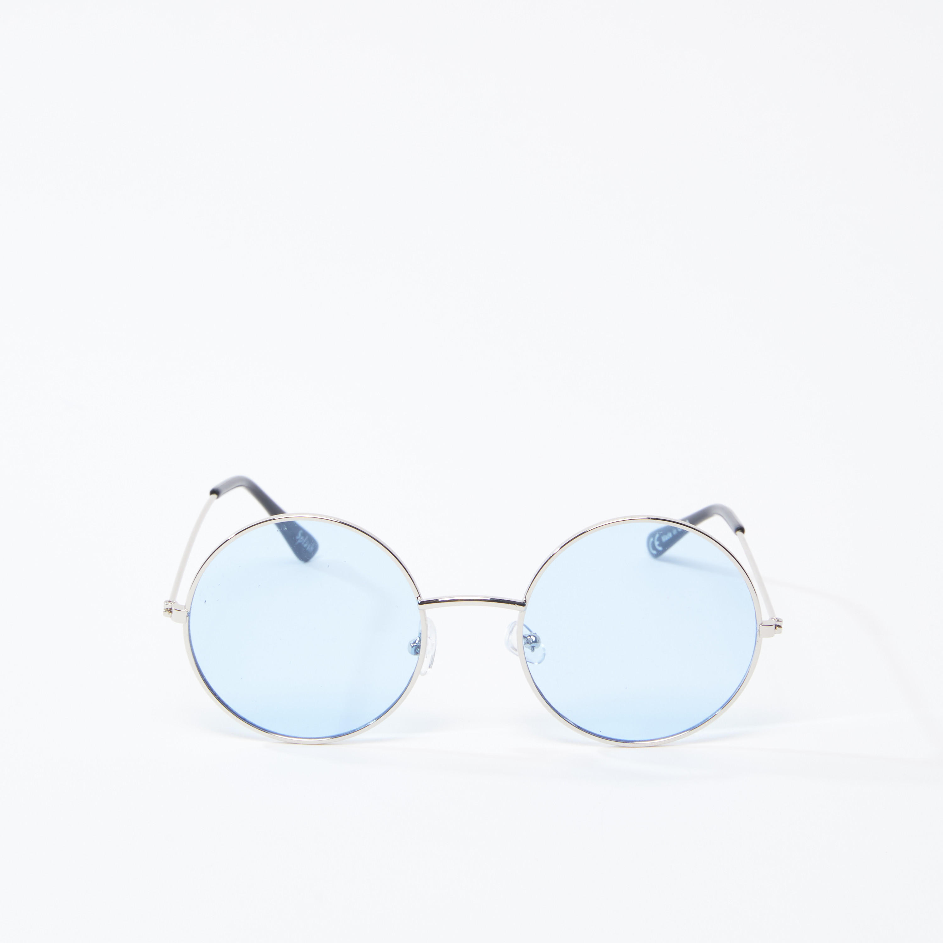 نظّارة شمسية مستديرة بإطار كامل ووسادات للأنف-men-sunglasses-image-5
