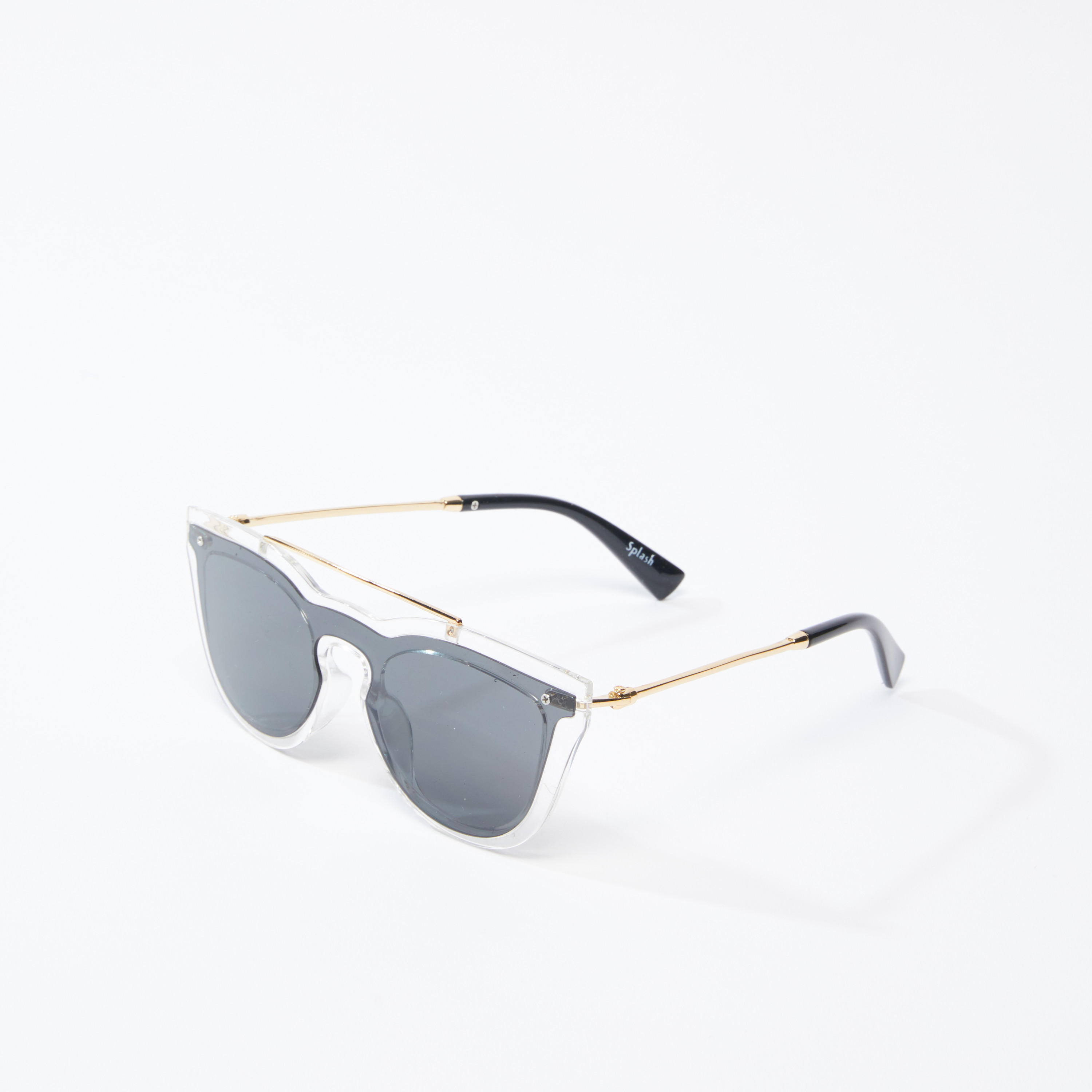 نظّارة شمسية بإطار كامل شفّاف-men-sunglasses-image-1