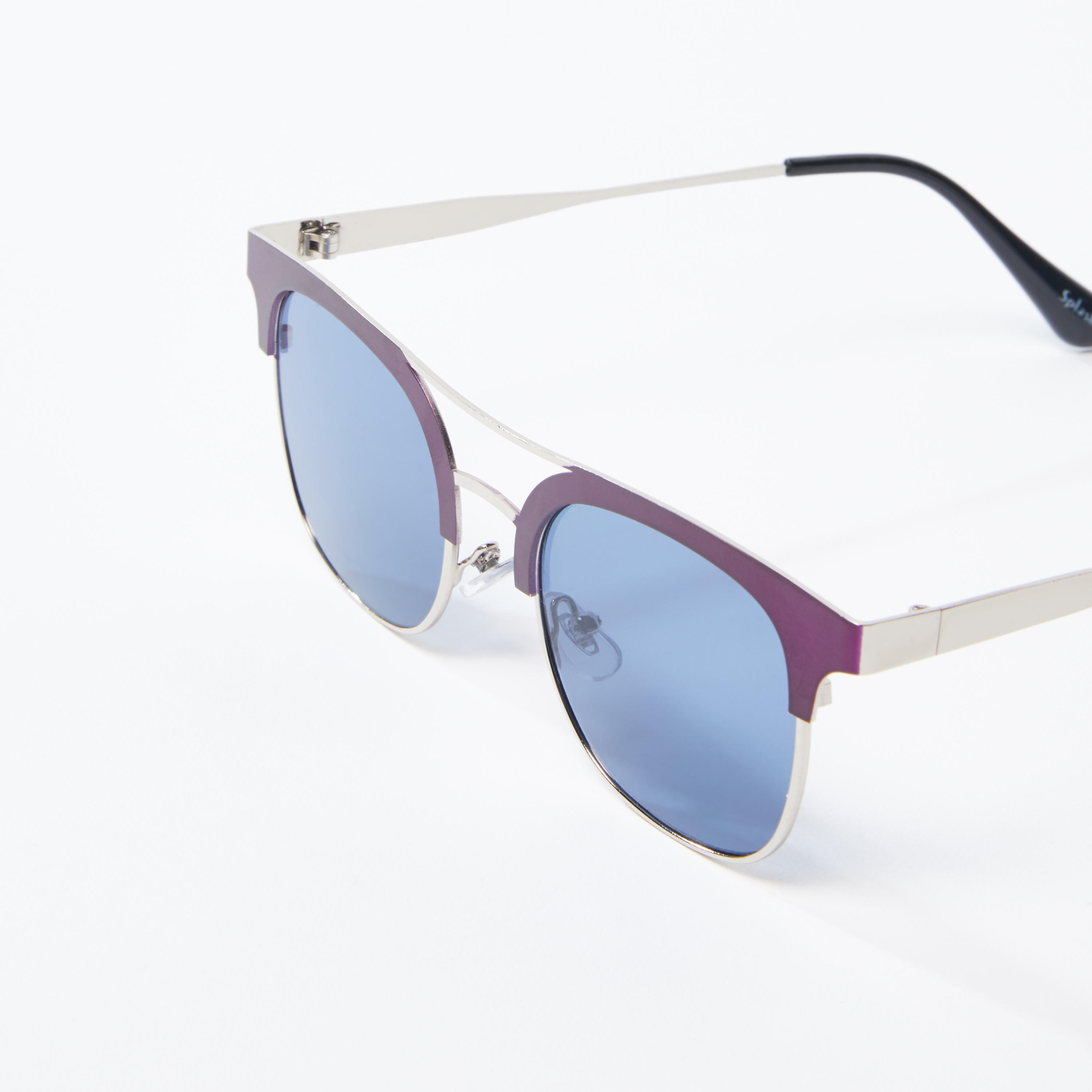 نظّارة شمسية بإطار كامل ميتاليك ووسادات للأنف-men-sunglasses-image-3