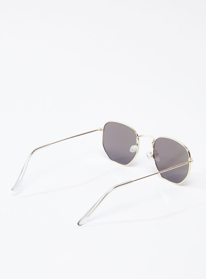 نظارة شمسية بإطار كامل ميتاليك ووسادات أنف شفّافة-men-sunglasses-image-3
