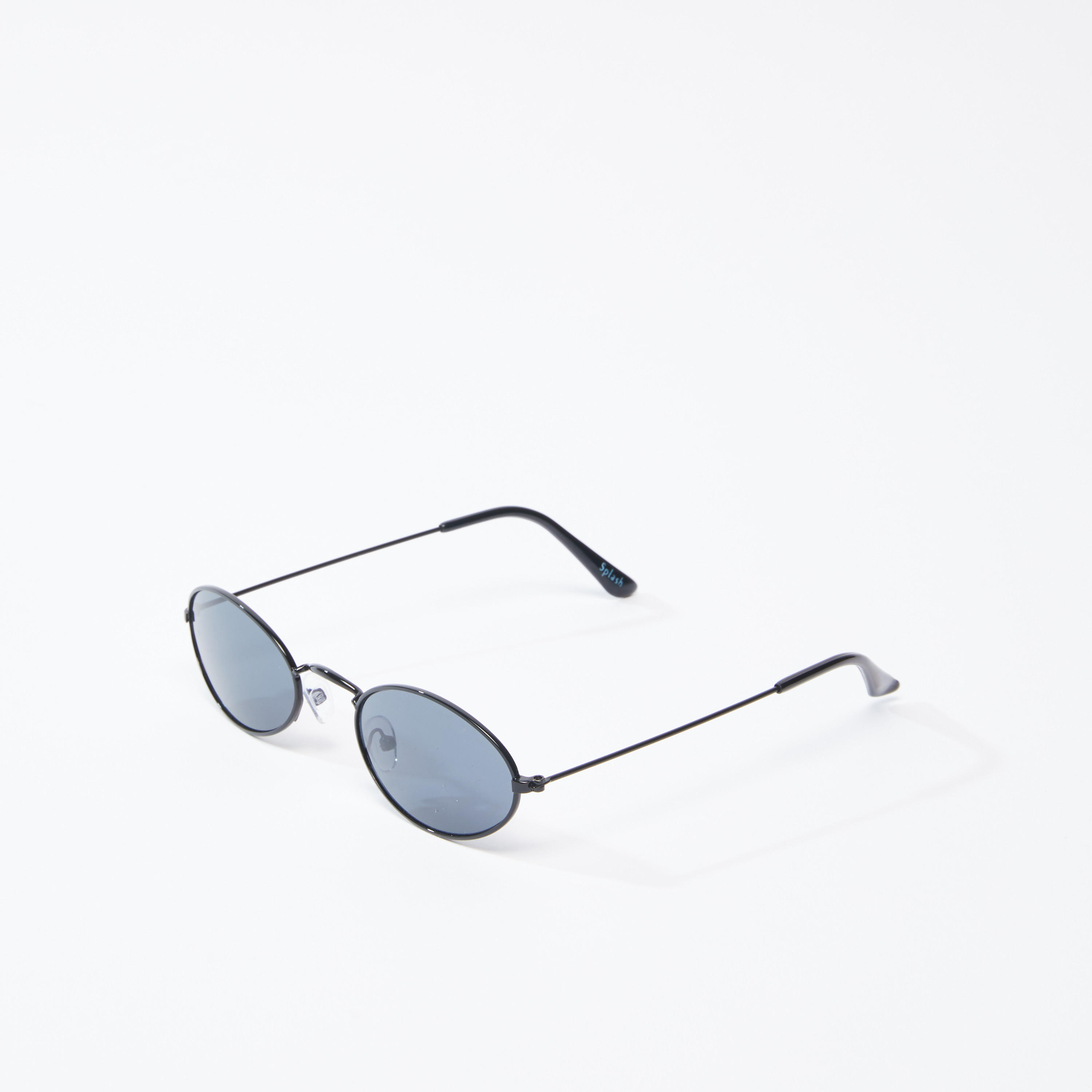 نظّارة شمسية بيضاوية بإطار كامل ووسادات للأنف-men-sunglasses-image-1
