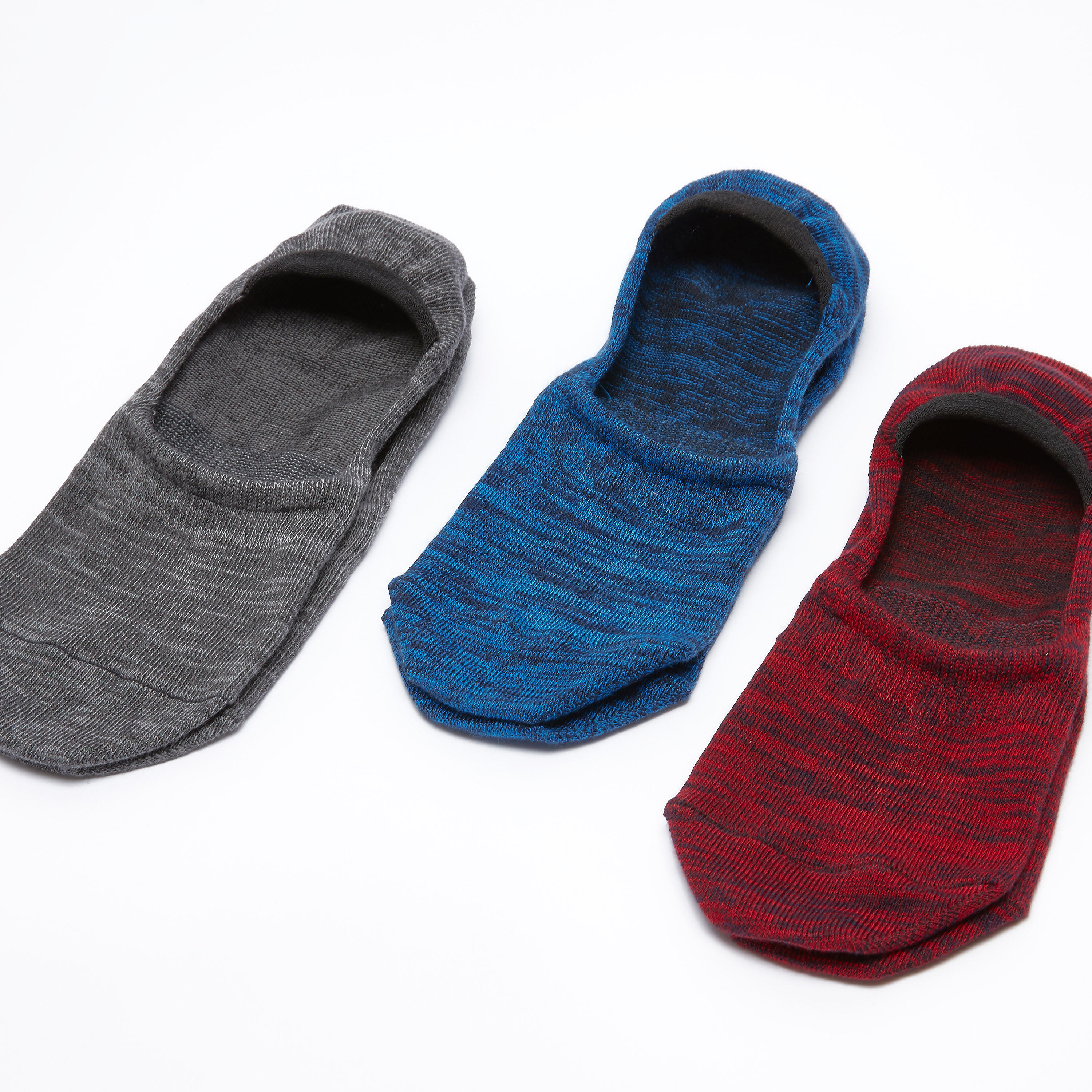 جوارب غير مرئية بطبعات - مجموعة من 3 أزواج-men-socks-image-1