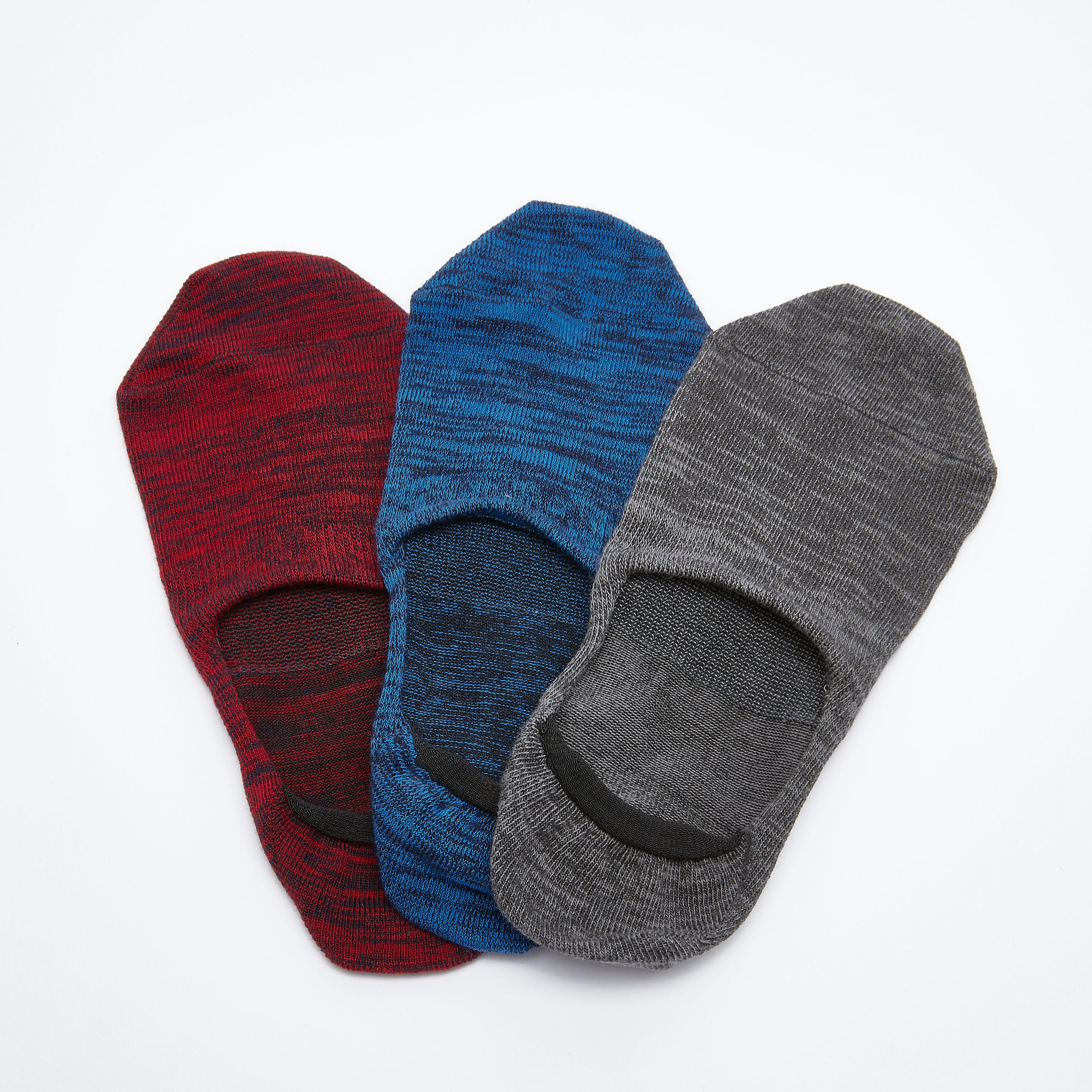 جوارب غير مرئية بطبعات - مجموعة من 3 أزواج-men-socks-image-3