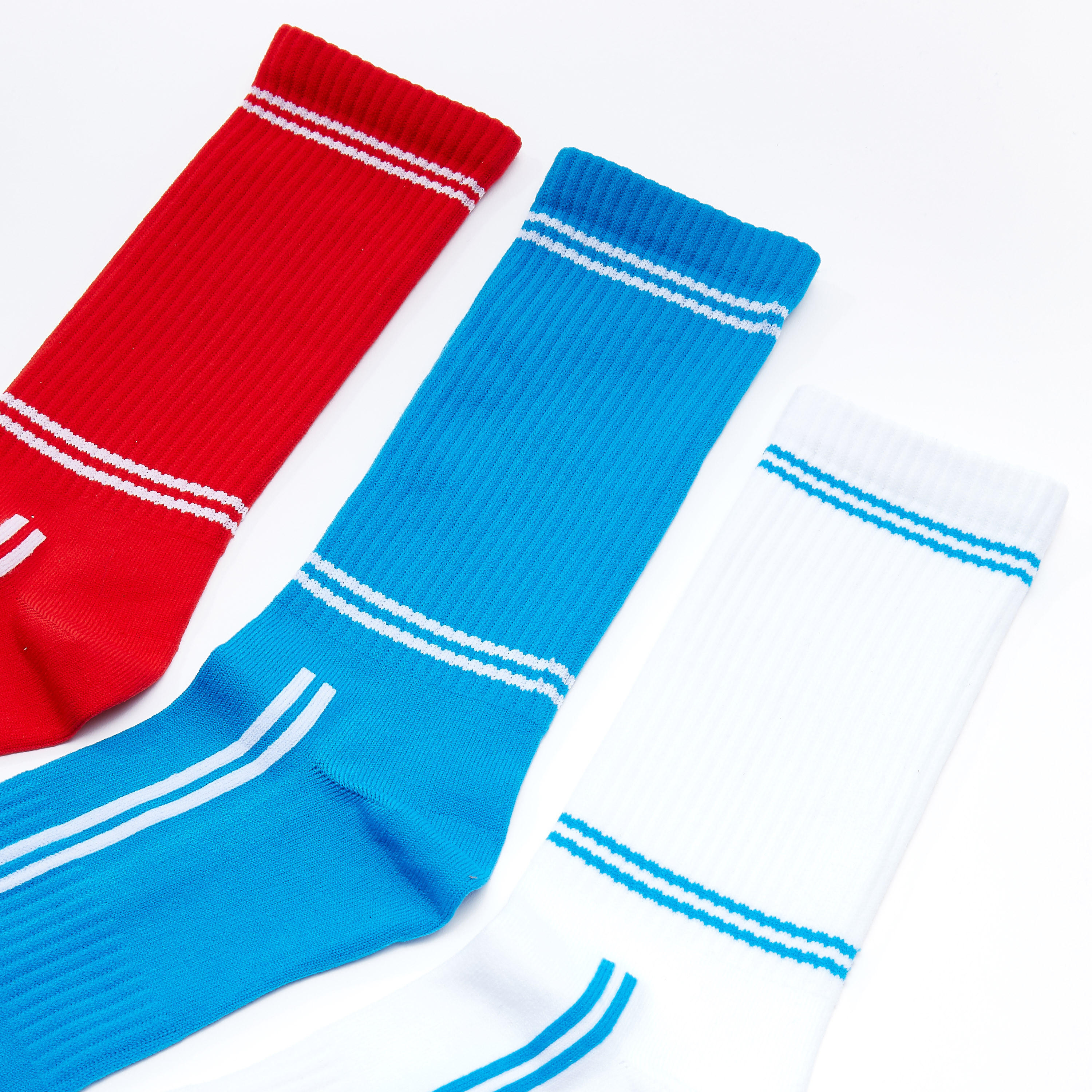 جوارب مقلّمة بطول متوسط - طقم من 3 قطع-men-socks-image-2