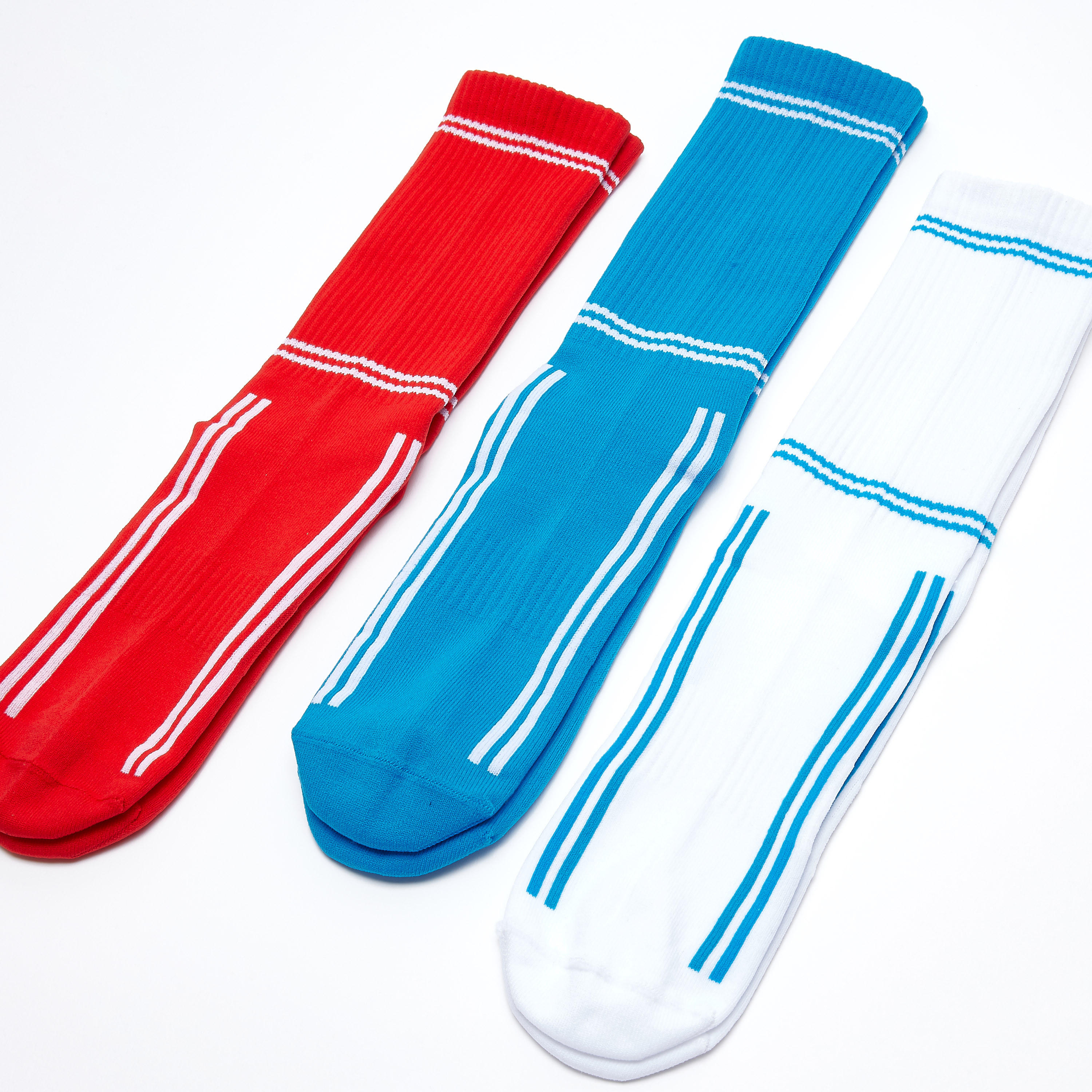 جوارب مقلّمة بطول متوسط - طقم من 3 قطع-men-socks-image-3