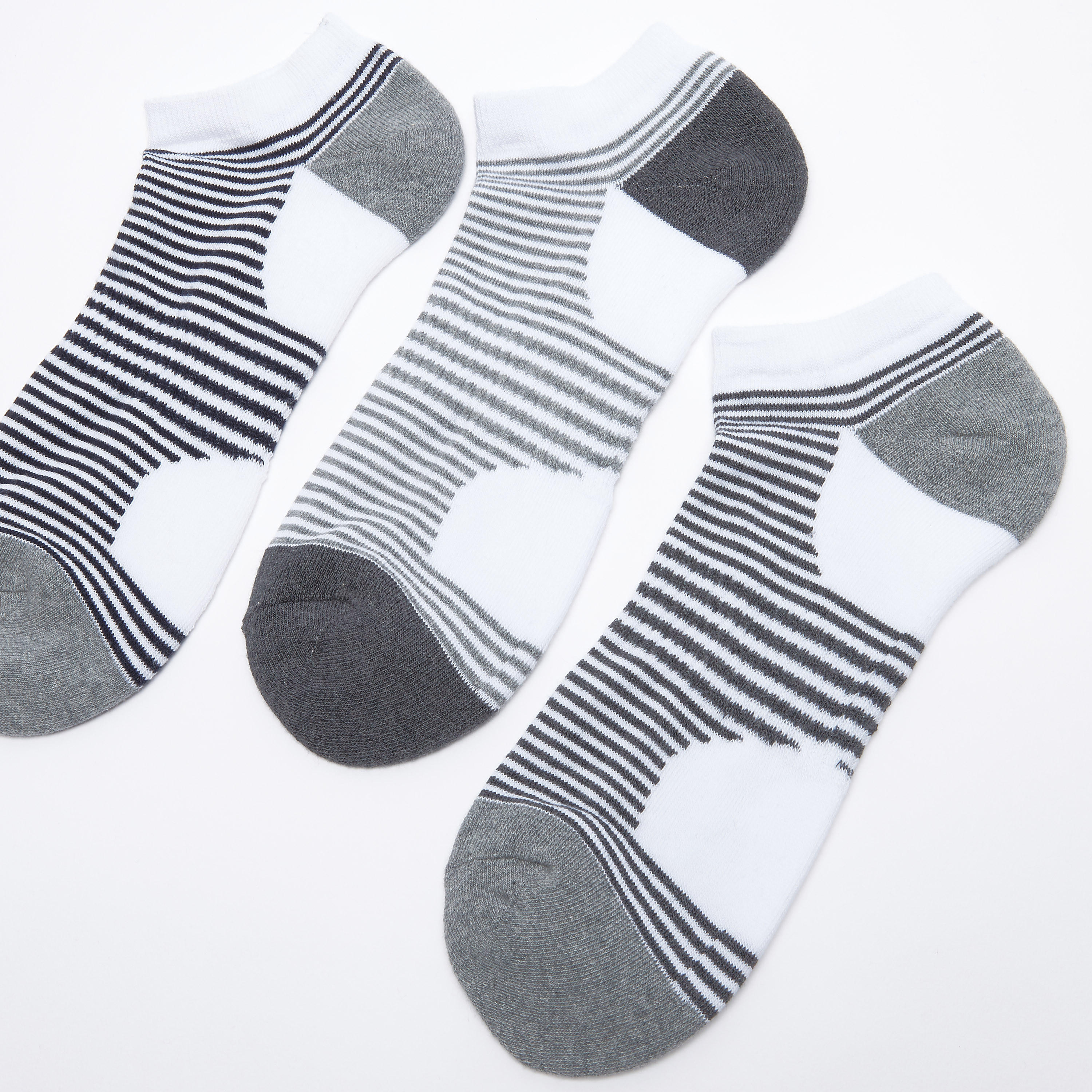 Striped Ankle Length Socks - Set of 3-men-socks-image-3