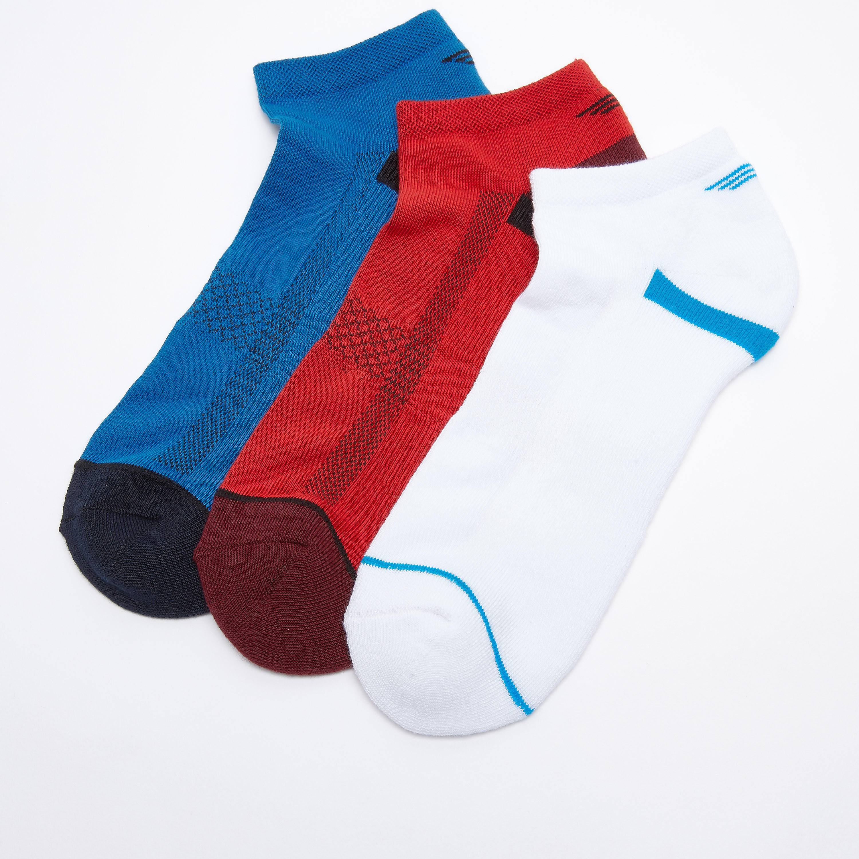 جوارب بطول الكاحل بطبعات - طقم من 3 أزواج-men-socks-image-2