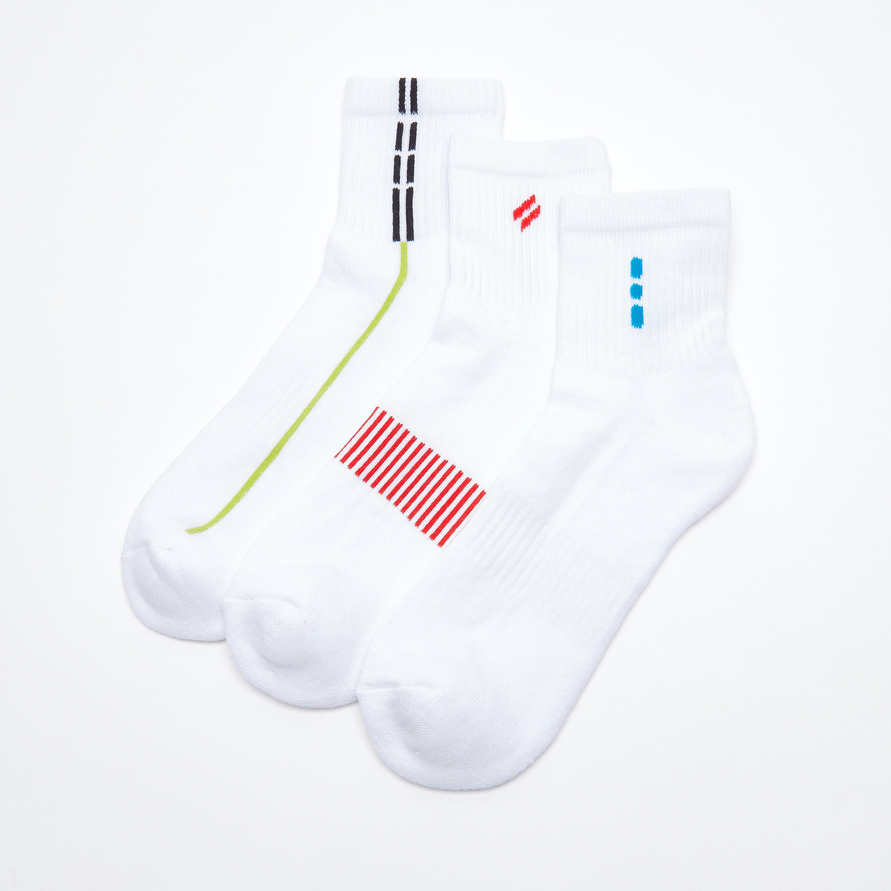 جوارب قصيرة بطبعات - طقم من 3 أزواج-men-socks-image-1