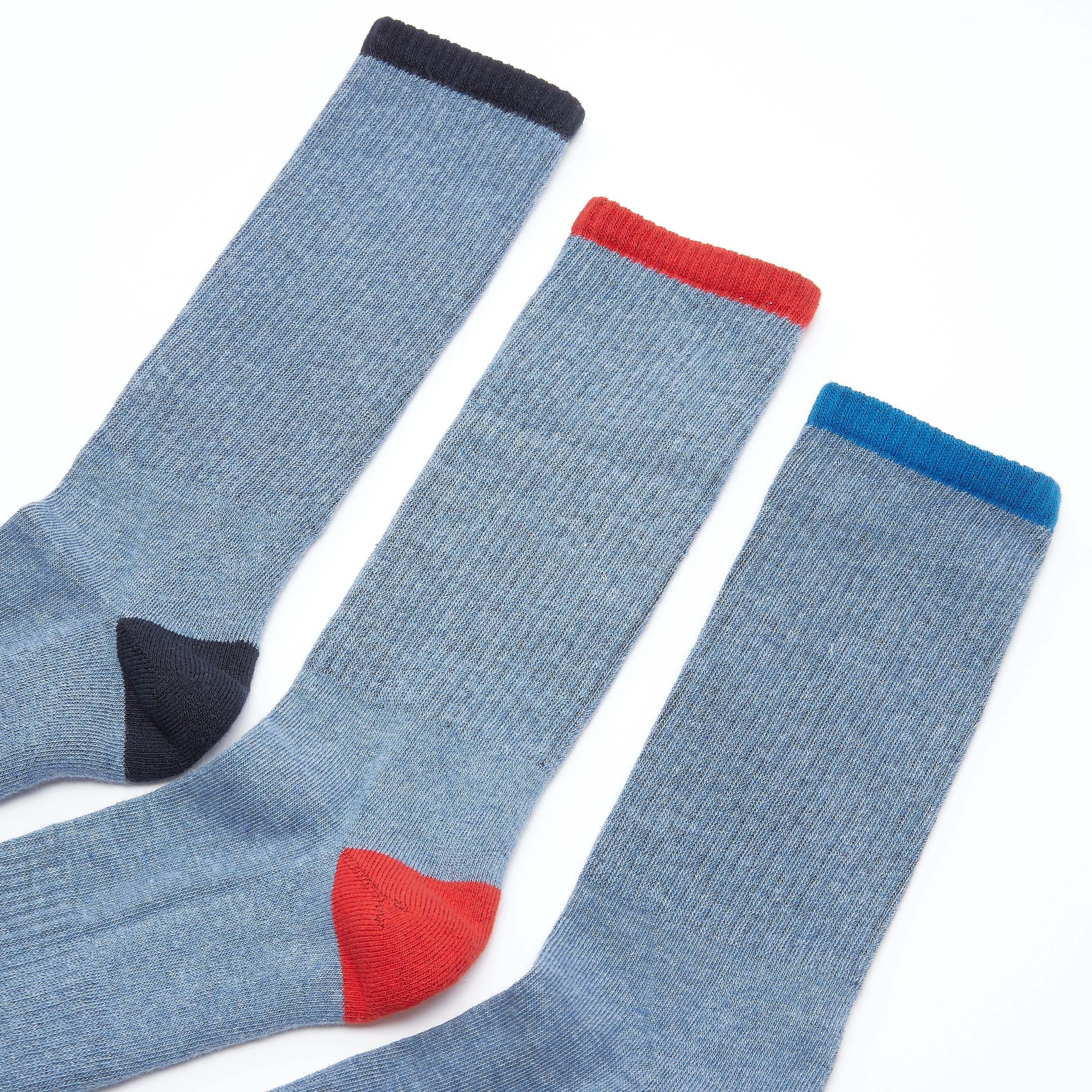 جوارب بطول متوسط - طقم من 3 أزواج-men-socks-image-2