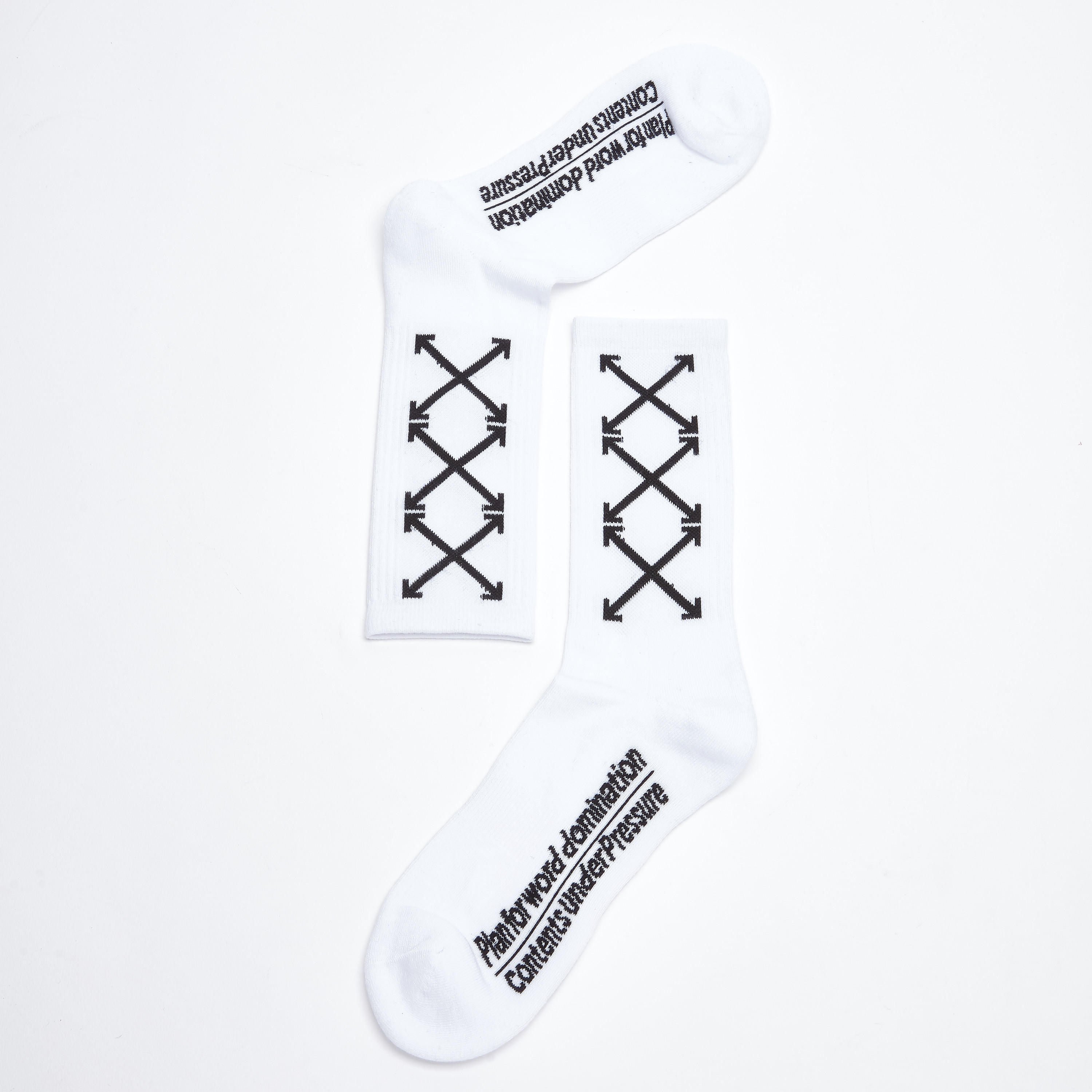 Printed Crew Length Socks-men-socks-image-1