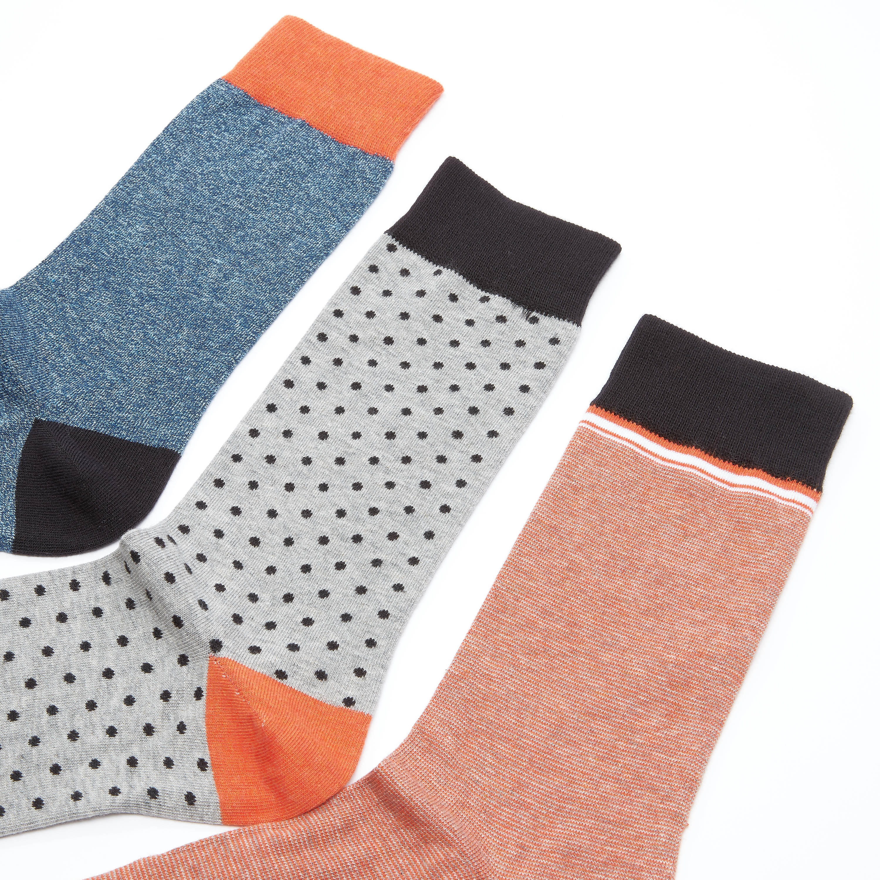 جوارب متوسطة الطول متنوعة - طقم من 3 أزواج-men-socks-image-2