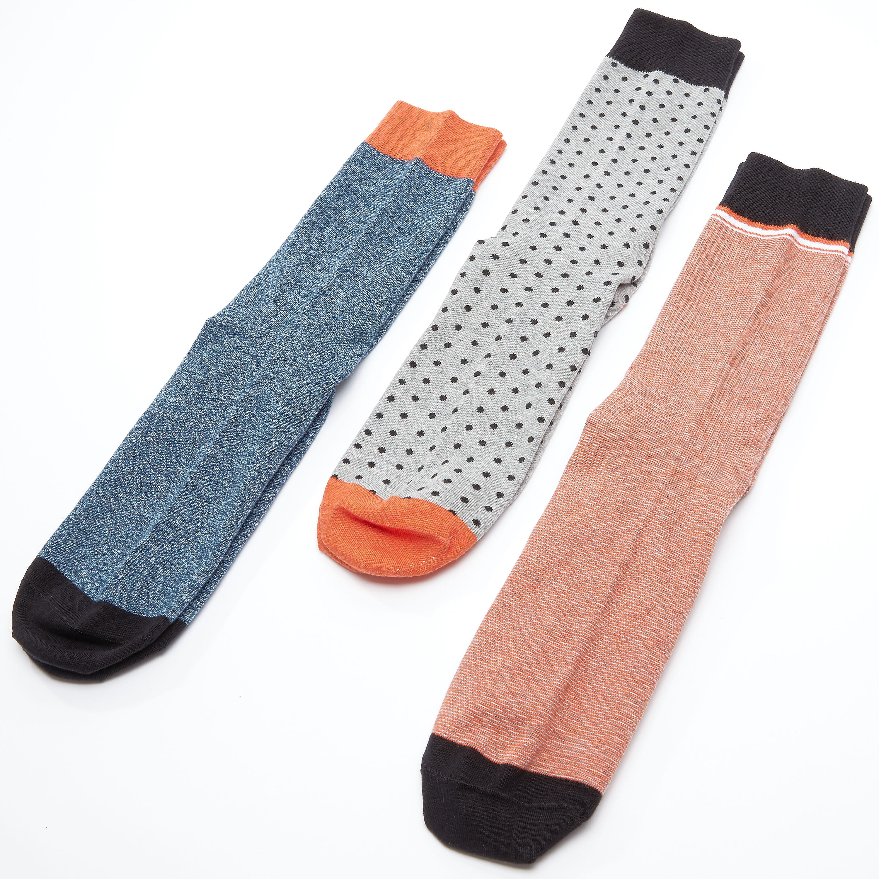 جوارب متوسطة الطول متنوعة - طقم من 3 أزواج-men-socks-image-3