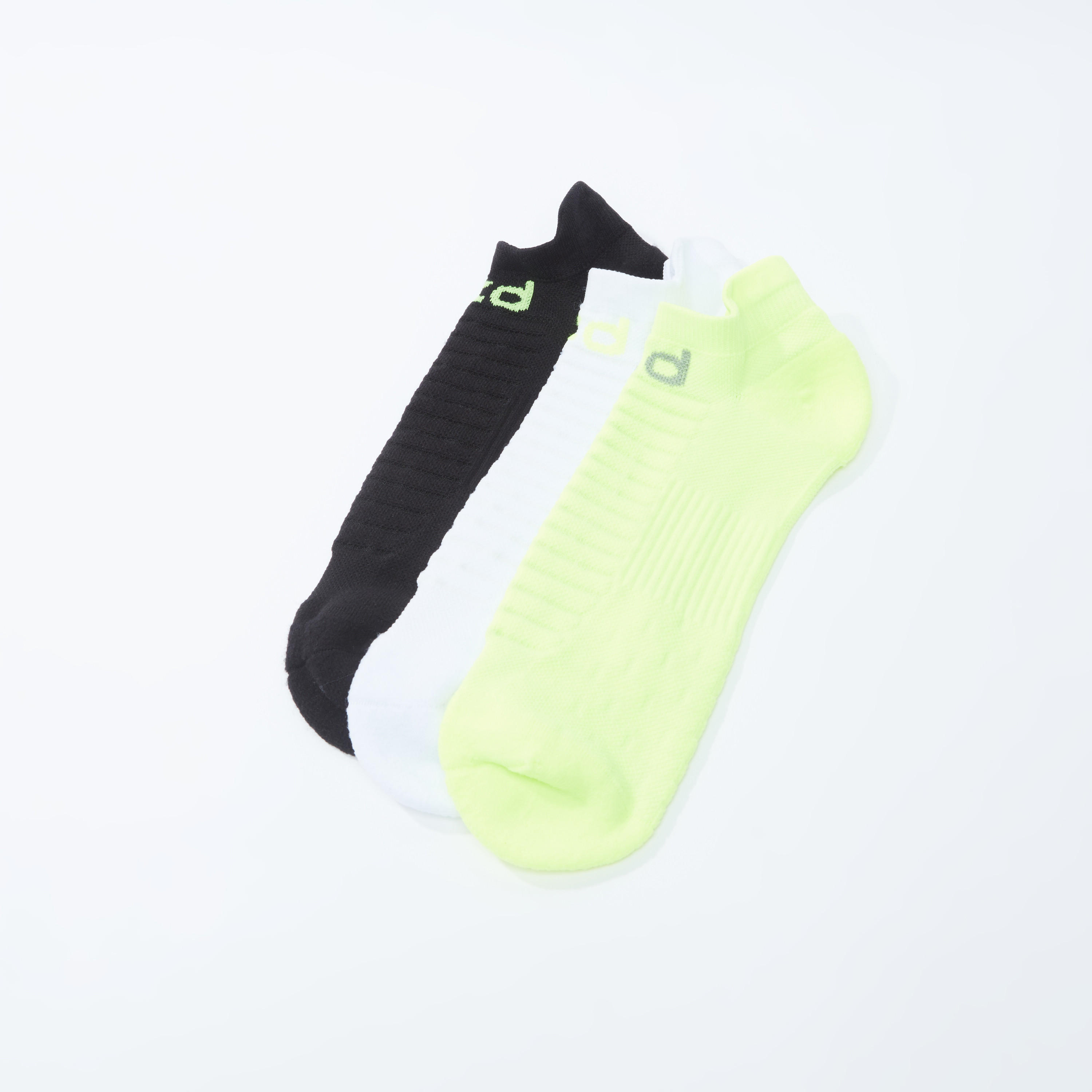 جوارب بارزة الملمس بطول الكاحل - طقم من 3 أزواج-men-socks-image-2