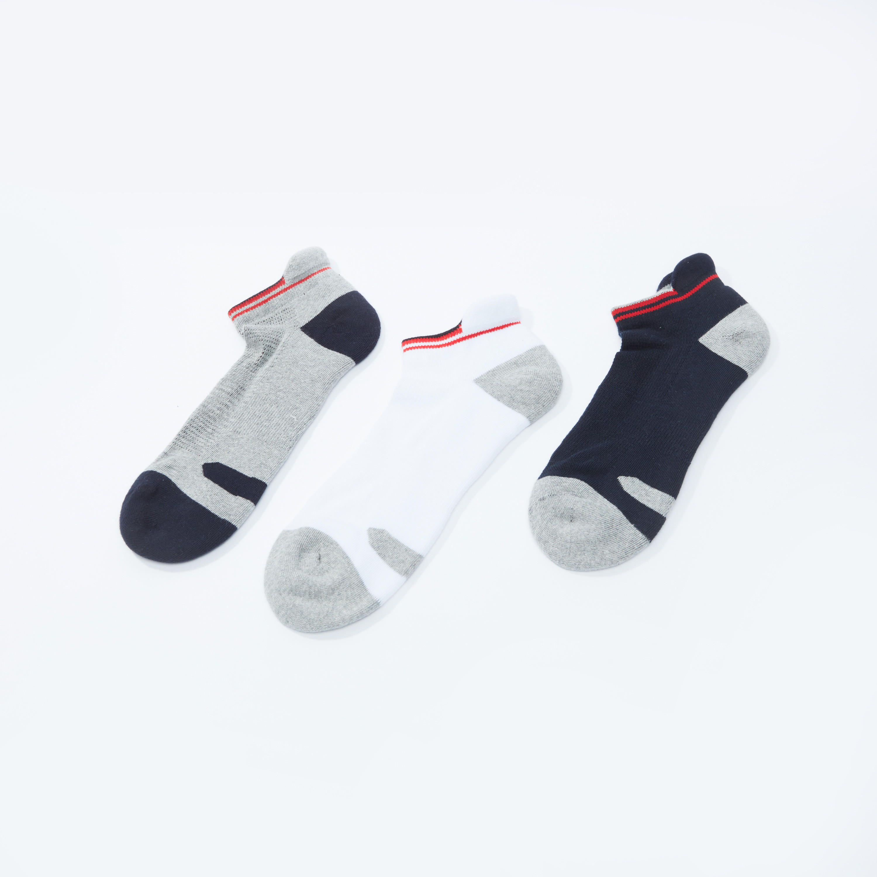 جوارب بطول الكاحل - طقم من 3 أزواج-men-socks-image-3