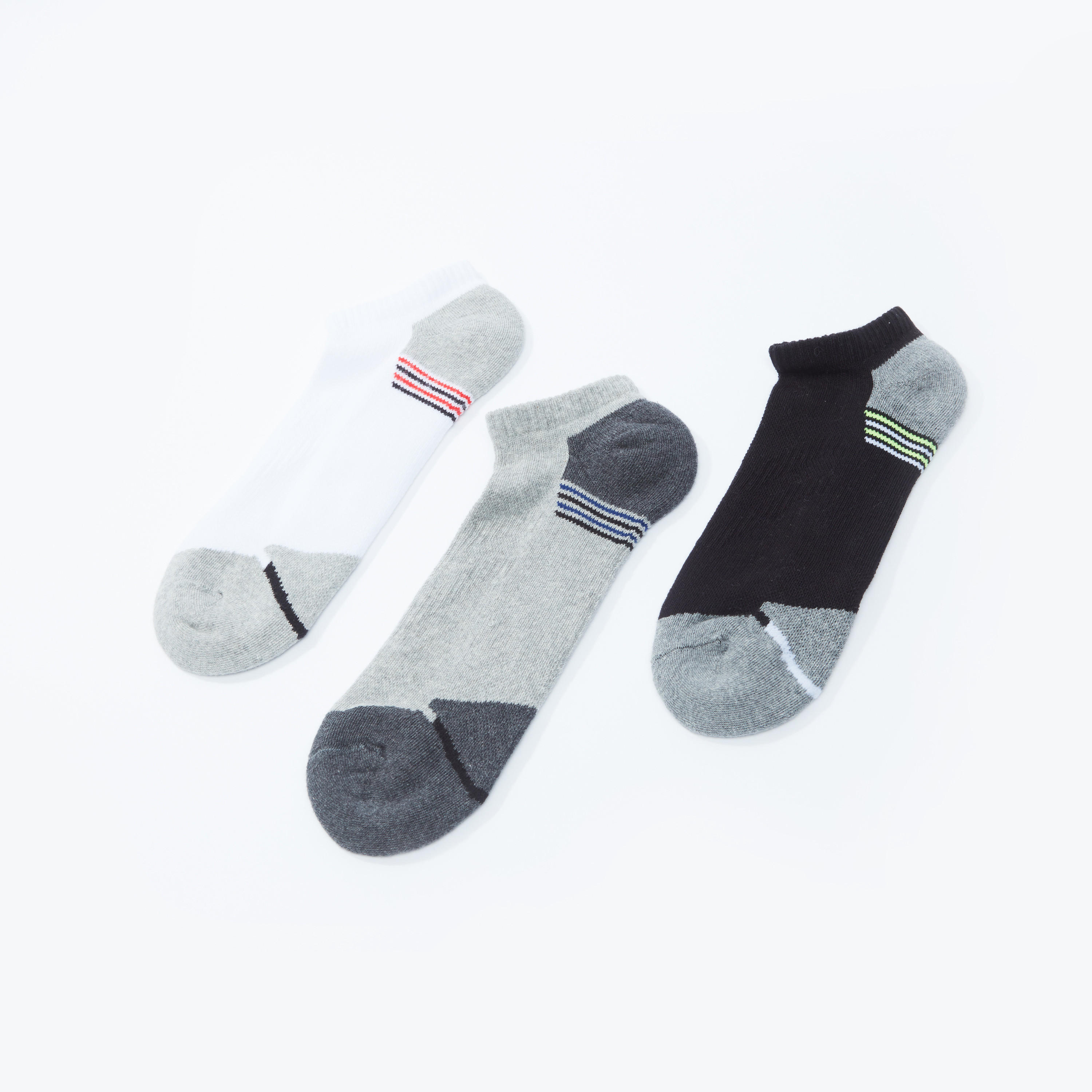 جوارب مقلّمة بطول الكاحل - طقم من 3 أزواج-men-socks-image-3