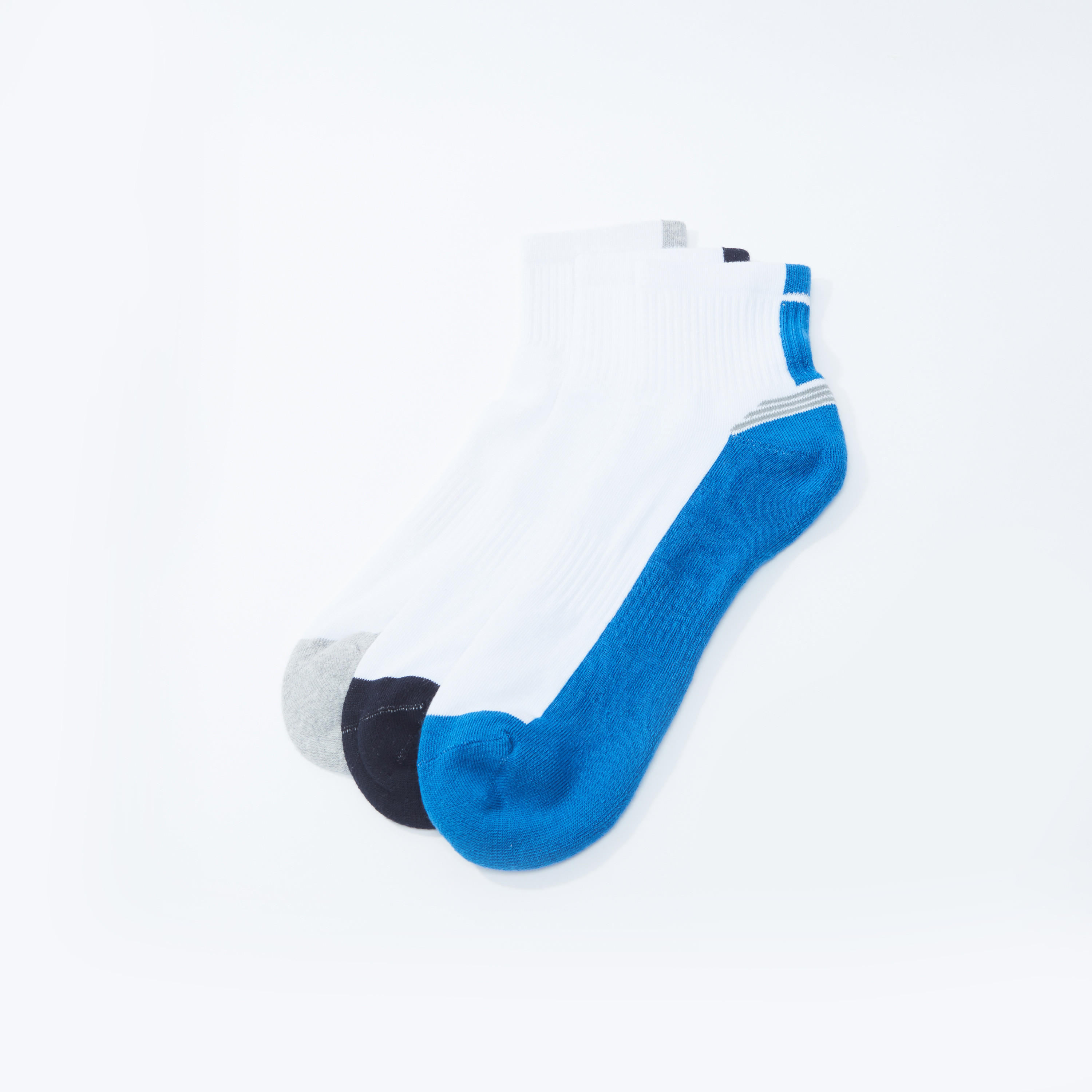 جوارب مقلّمة بطول الكاحل - طقم من 3 أزواج-men-socks-image-2