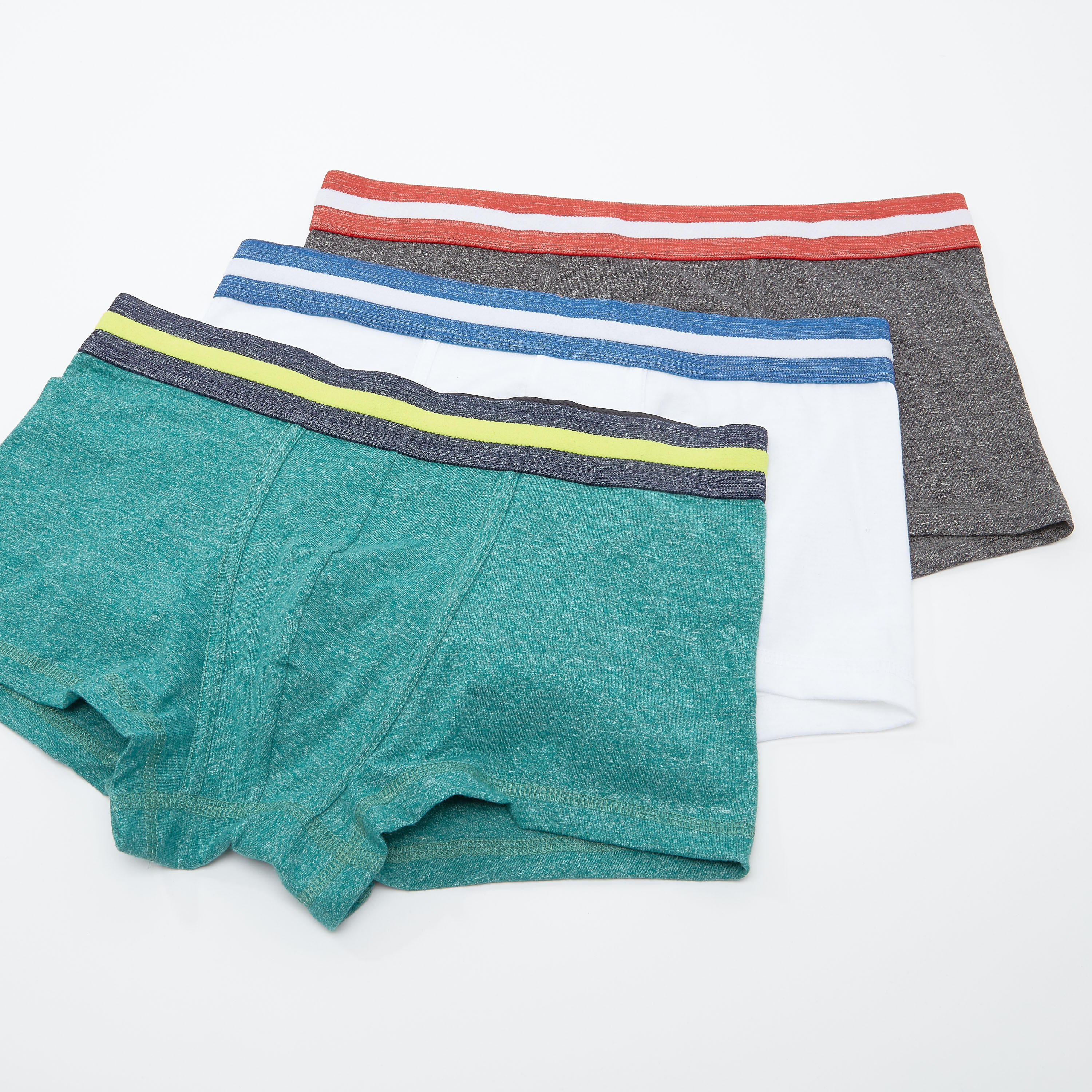 سراويل داخلية متنوعة بخصر مطّاطي مقلّمة - طقم من 3 قطع-men-clothing-innerwear-underwear-image-1