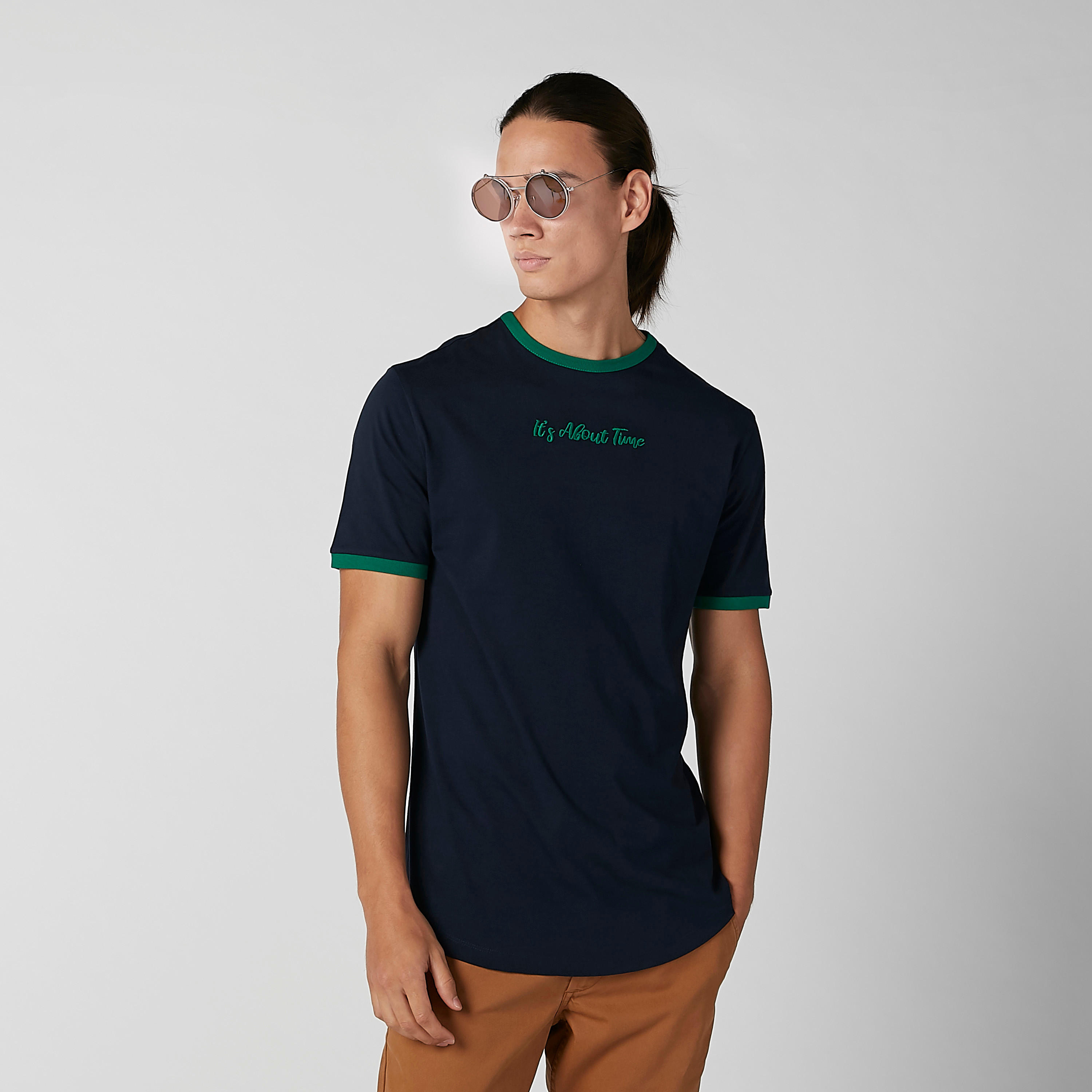 نظّارة شمسية مستديرة بإطار كامل ووسادات أنف-men-sunglasses-image-2
