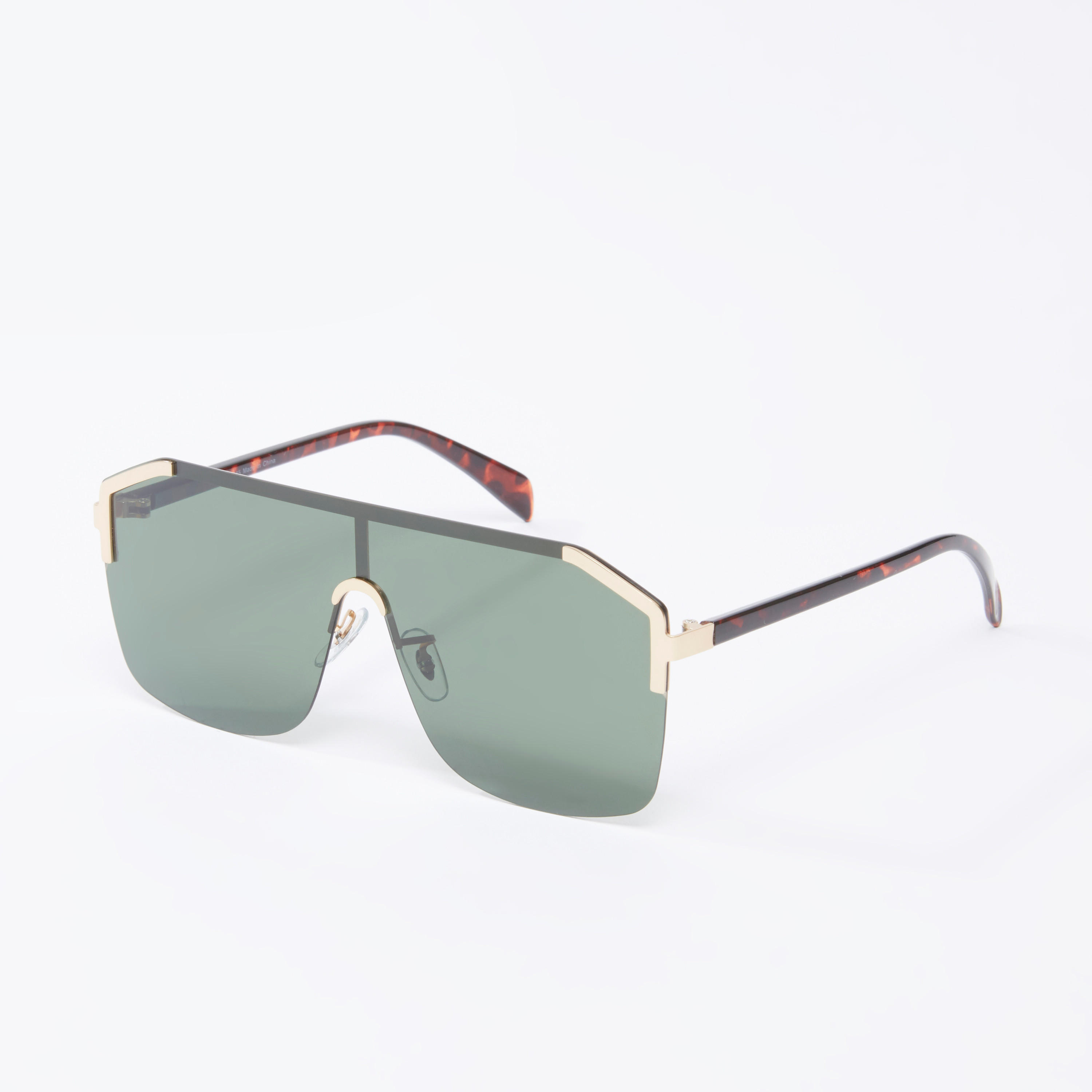 نظّارة شمسية سادة واي فيرار بإطار كامل ووسادات أنف وطبعات-men-sunglasses-image-1