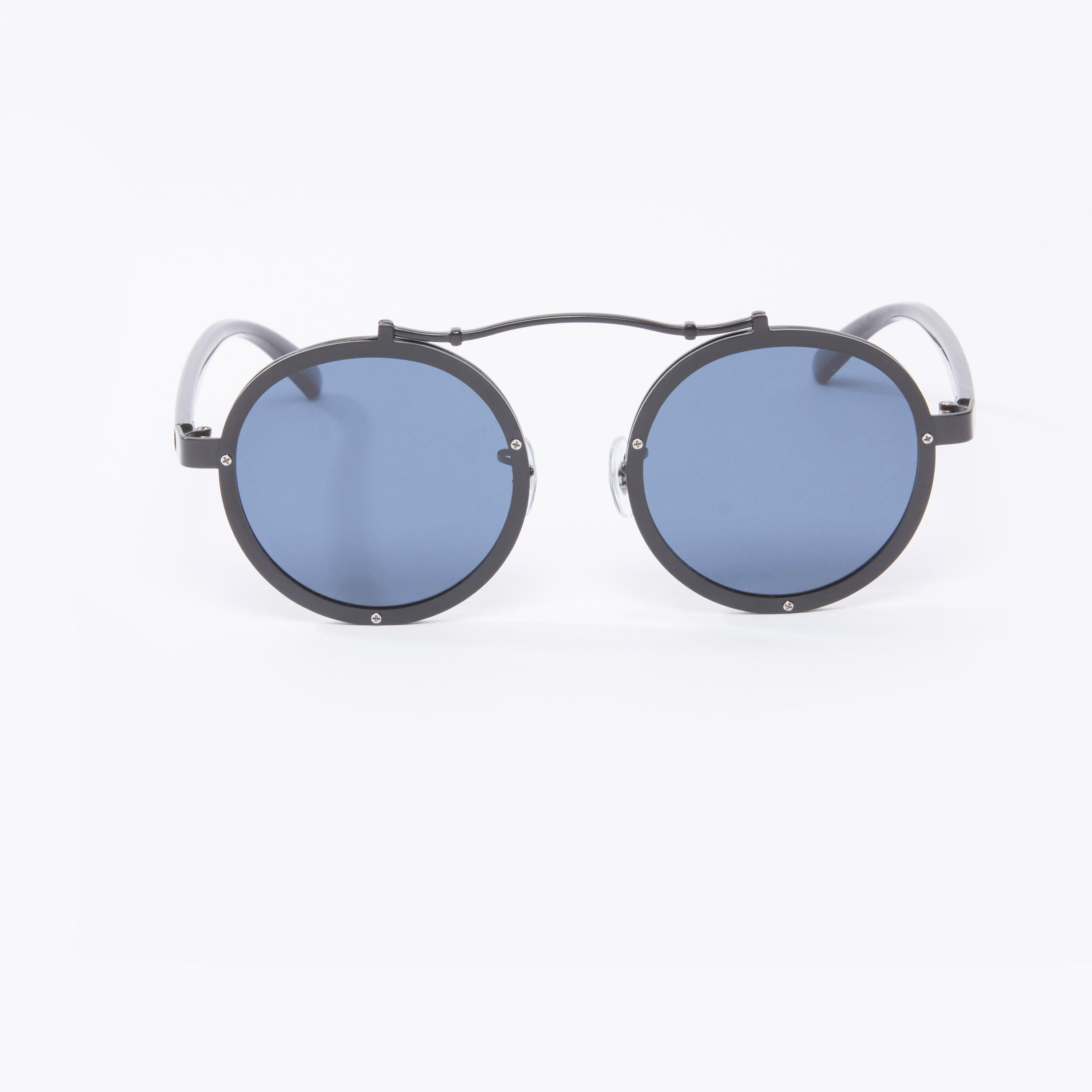 نظارة شمسية مستديرة بإطار كامل ووسادات أنف-men-sunglasses-image-5