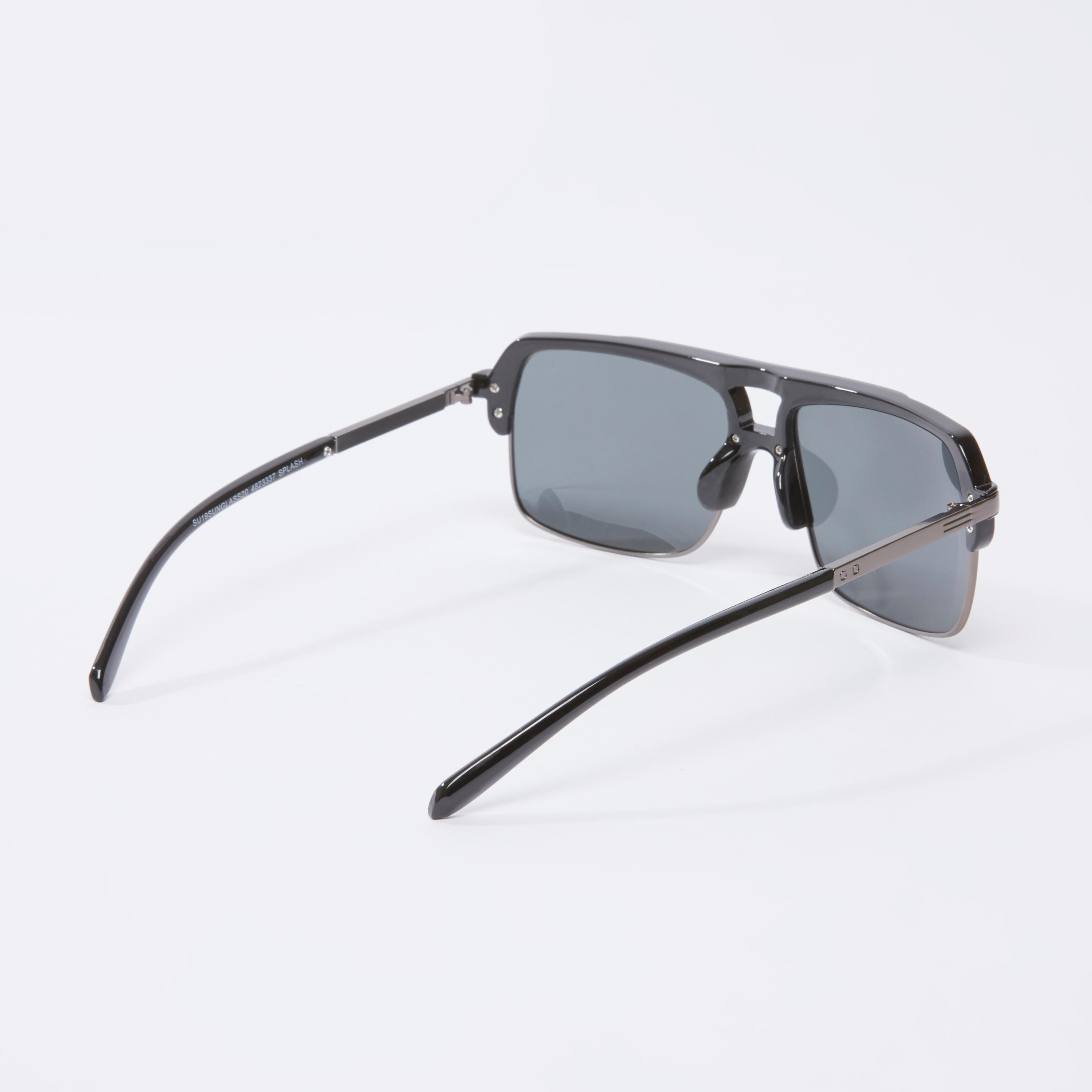 Half Rim Wayfarer Sunglasses with Nose Pads and Temple Tips-men-sunglasses-image-4