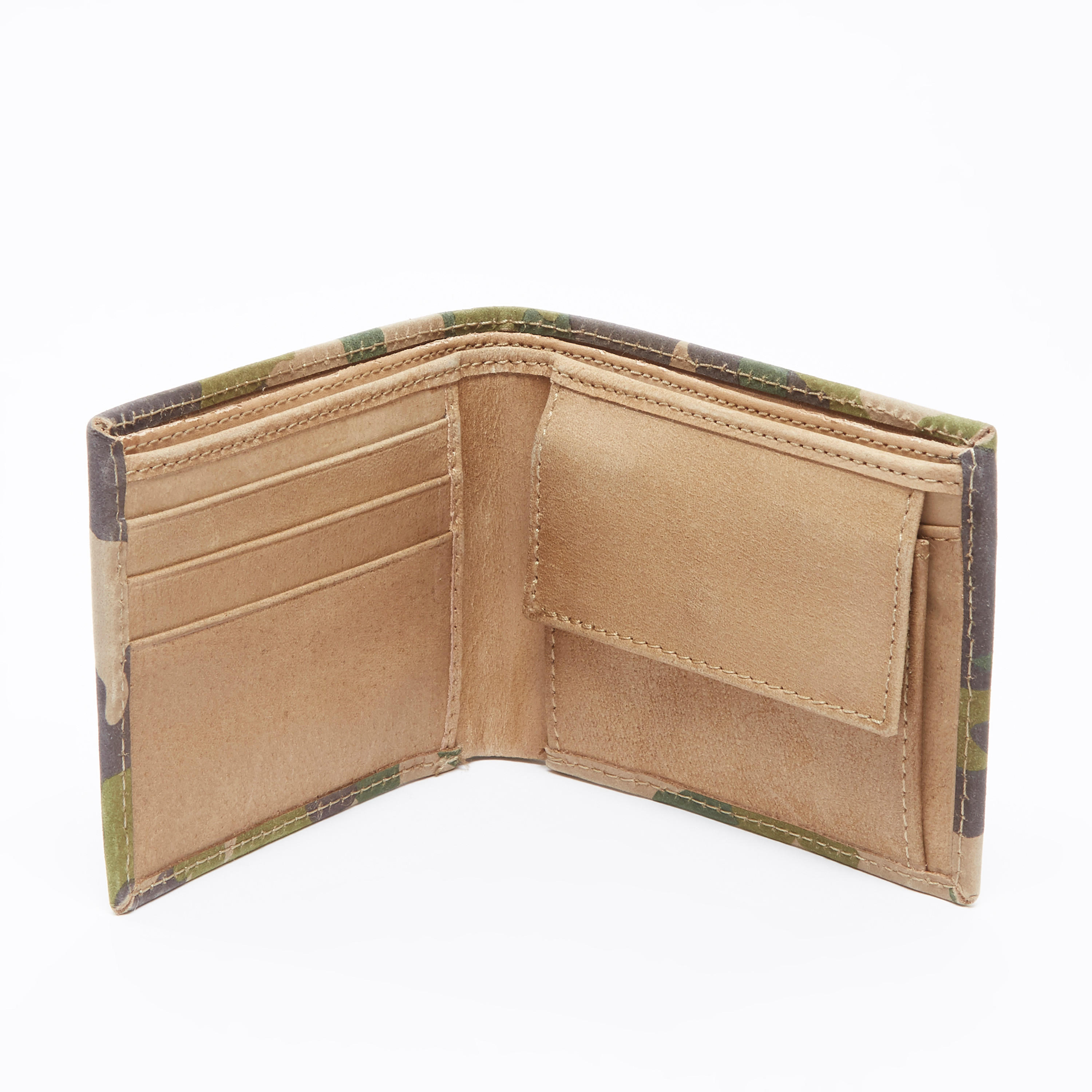 Camouflage Printed Bi-Fold Wallet with Multiple Cardholders-men-beltsandwallets-wallets-image-2