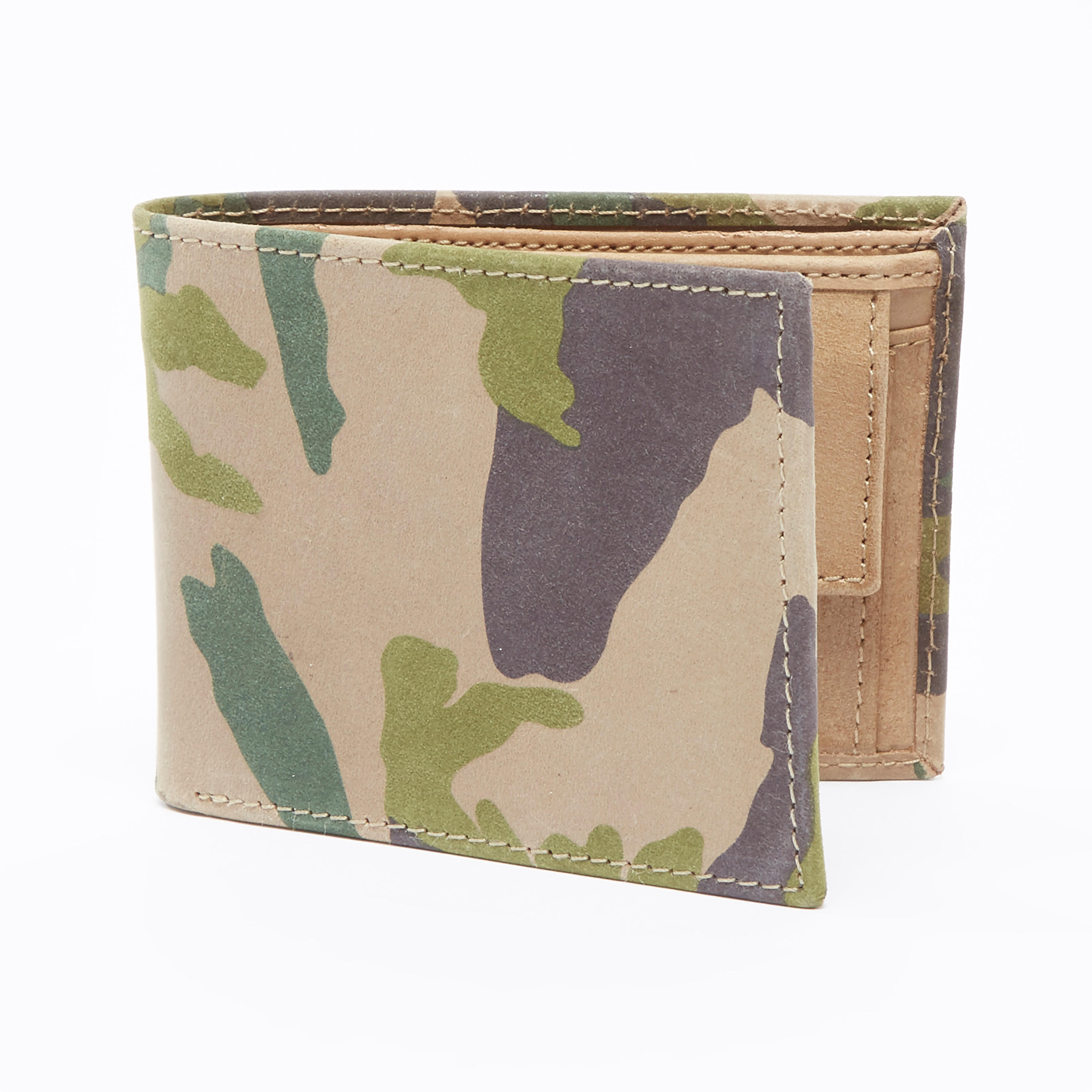 Camouflage Printed Bi-Fold Wallet with Multiple Cardholders-men-beltsandwallets-wallets-image-3