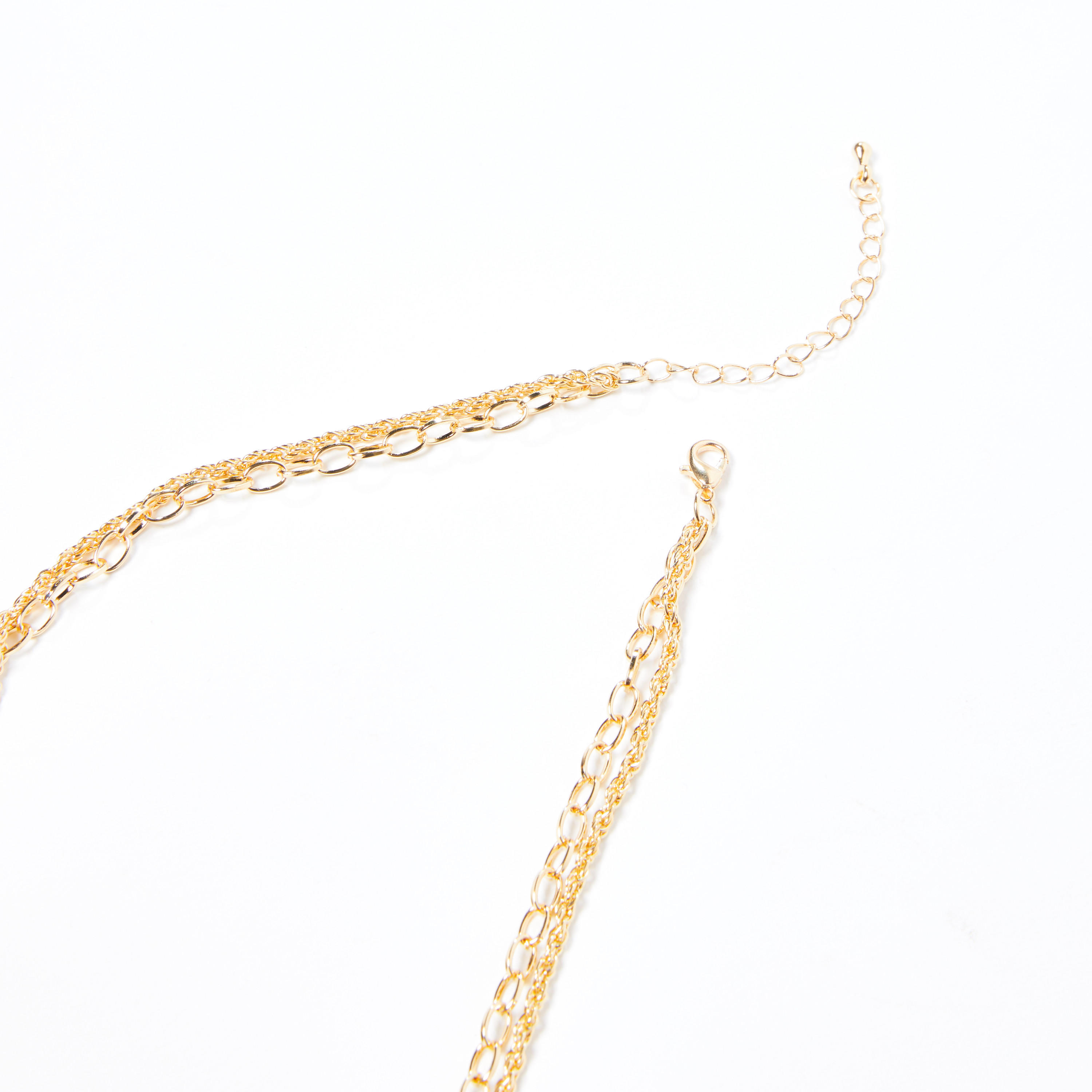 قلادة ميتاليك متعددة الطبقات بمشبك إغلاق-men-watchesandjewellery-necklacesandpendants-image-3
