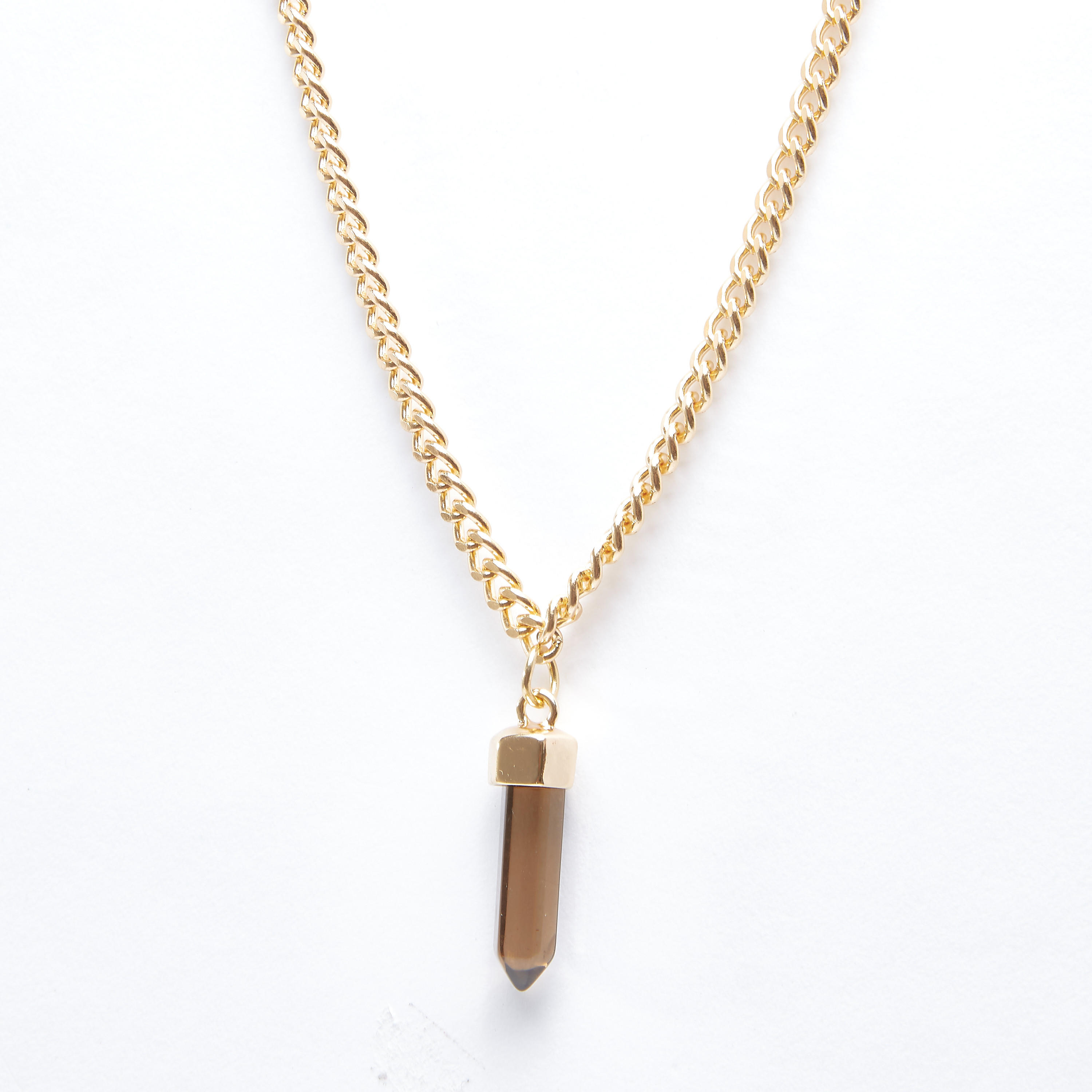 قلادة ميتاليك بدلّاية ومشبك إغلاق-men-watchesandjewellery-necklacesandpendants-image-1