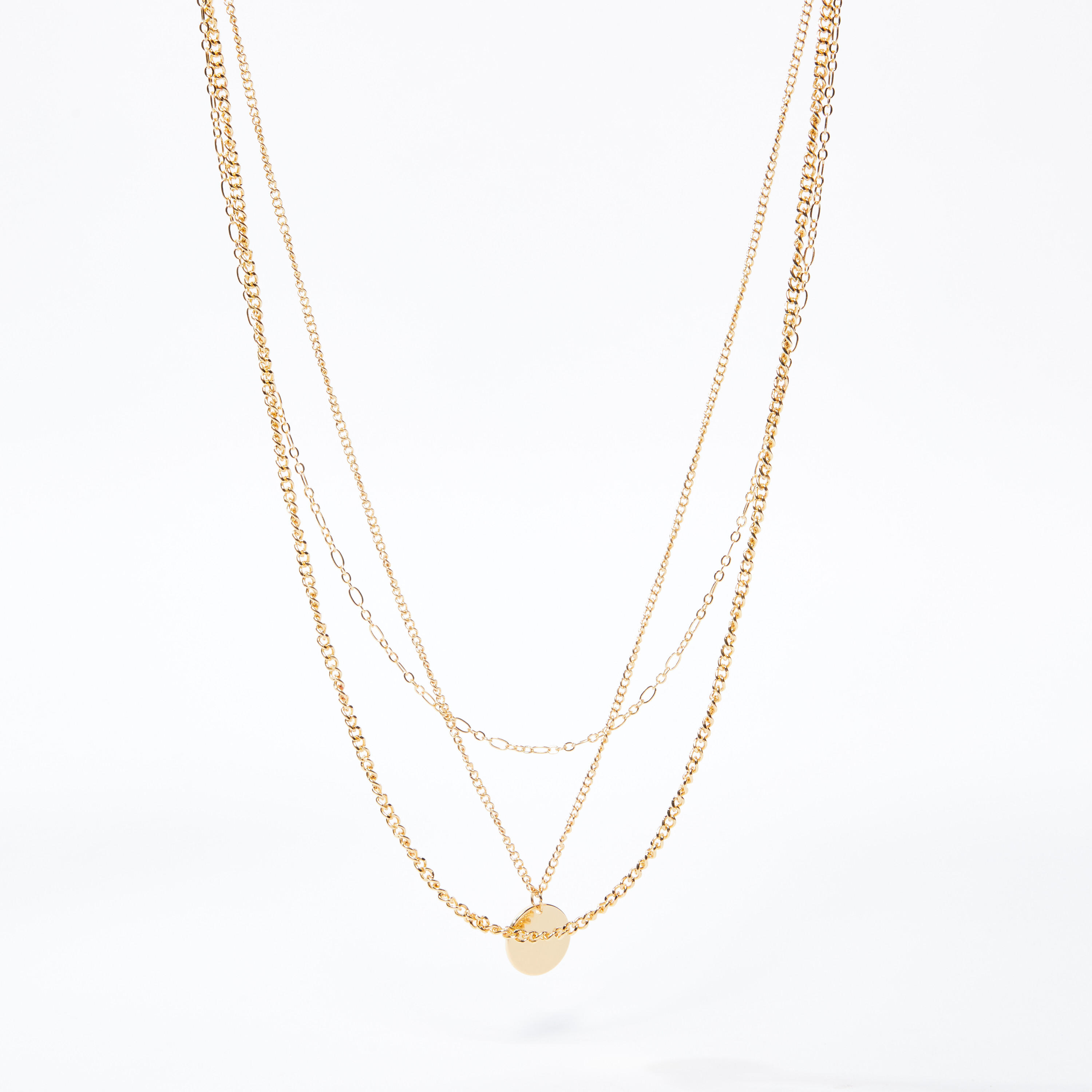قلادة متعدّدة الطبقات بمشبك إغلاق-men-watchesandjewellery-necklacesandpendants-image-1