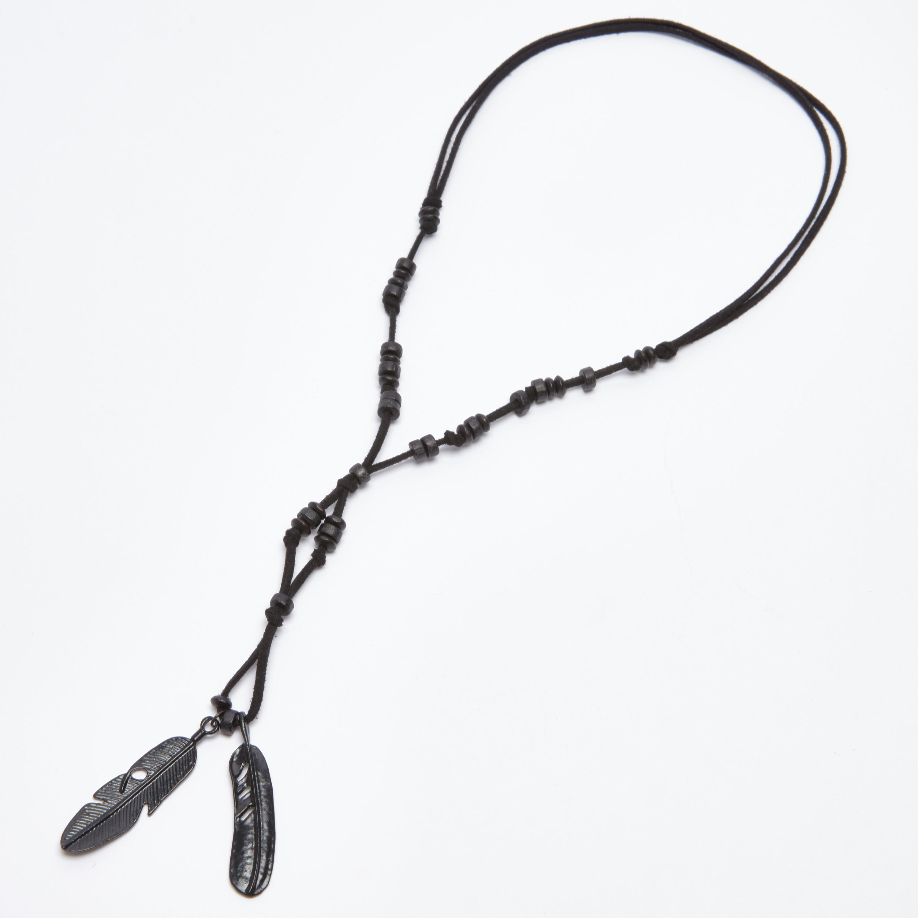قلادة طويلة بتفاصيل ورق شجر-men-watchesandjewellery-necklacesandpendants-image-3