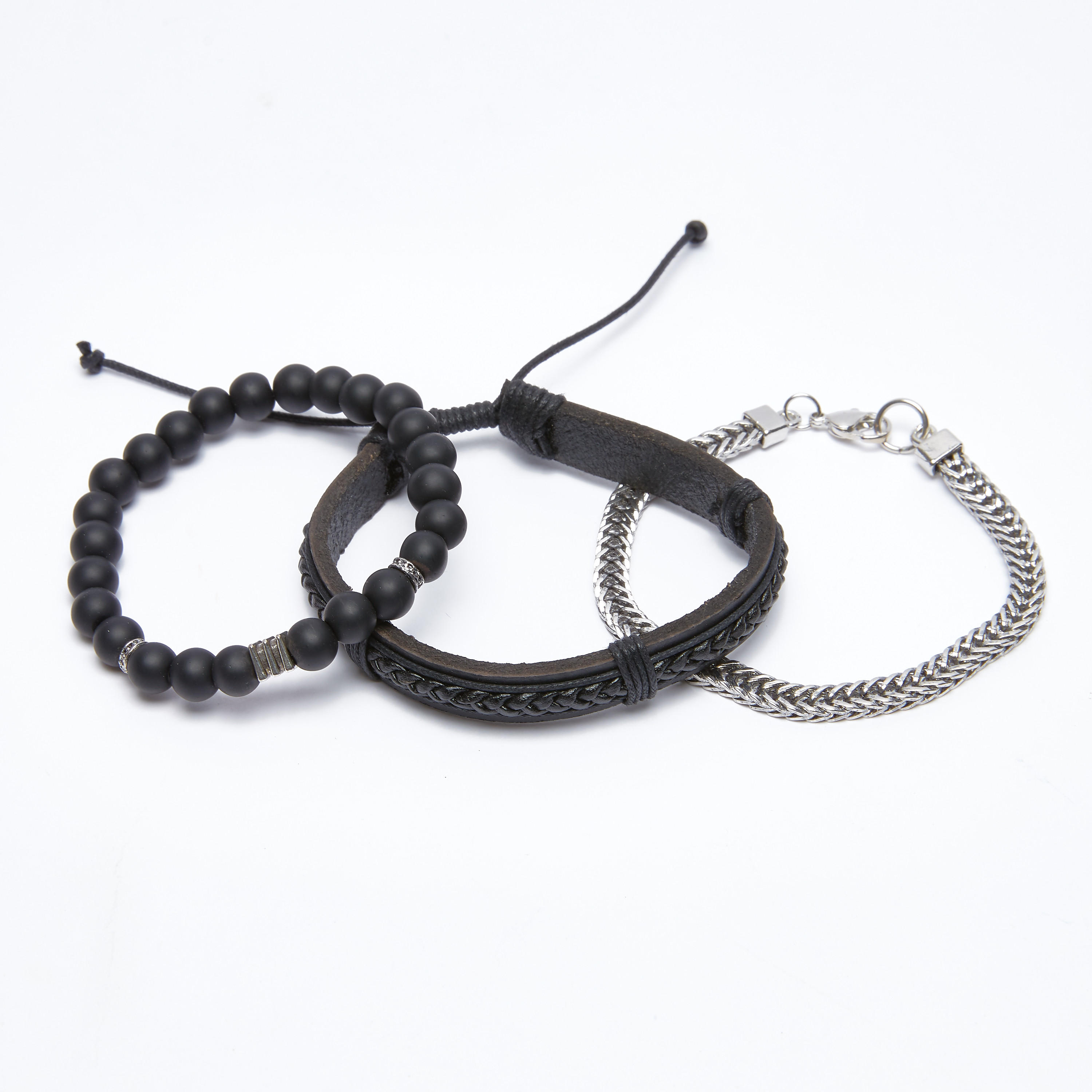 Set of 3 - Assorted Bracelet-men-watchesandjewellery-bracelets-image-3