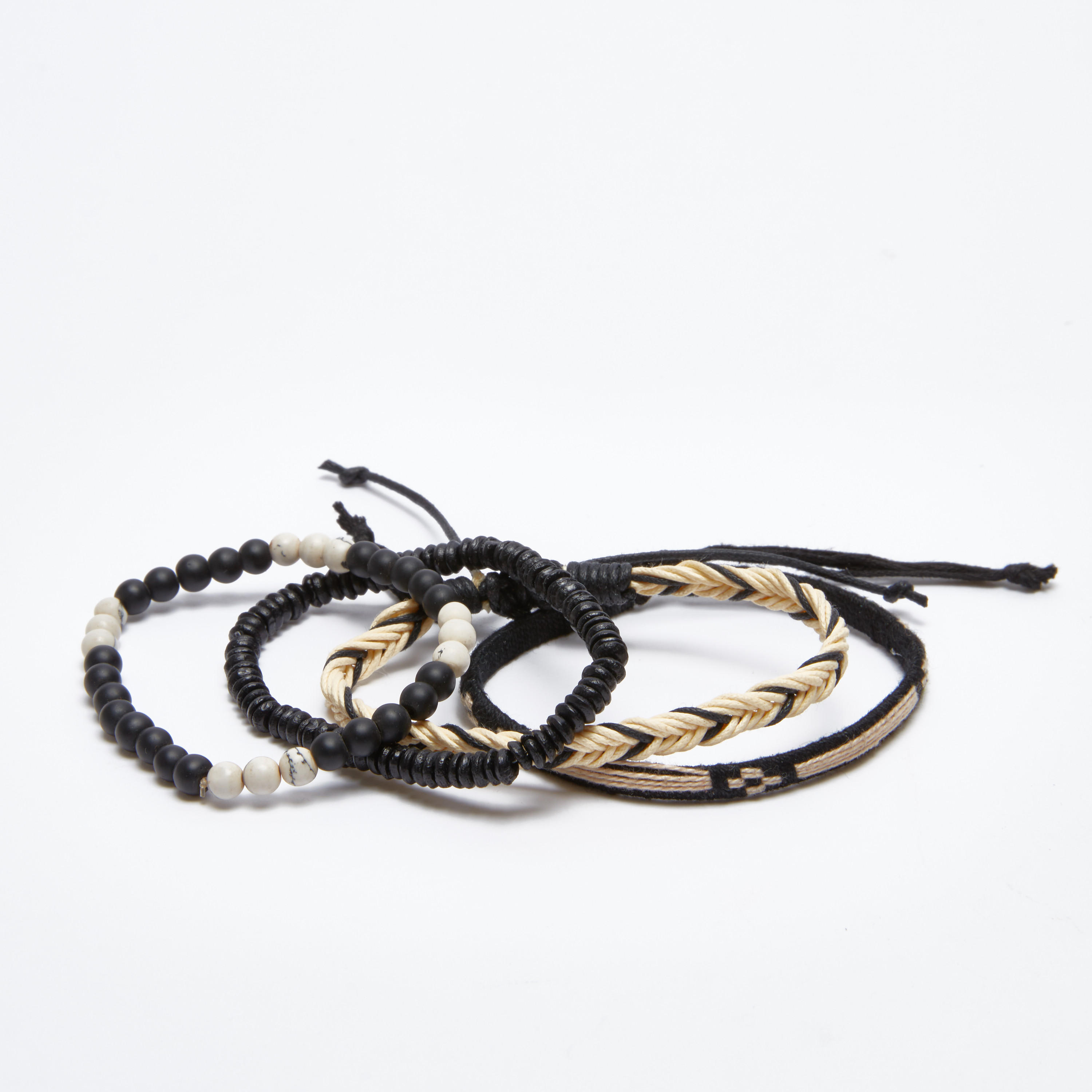 أساور متنوعة - طقم من 4 قطع-men-watchesandjewellery-bracelets-image-3