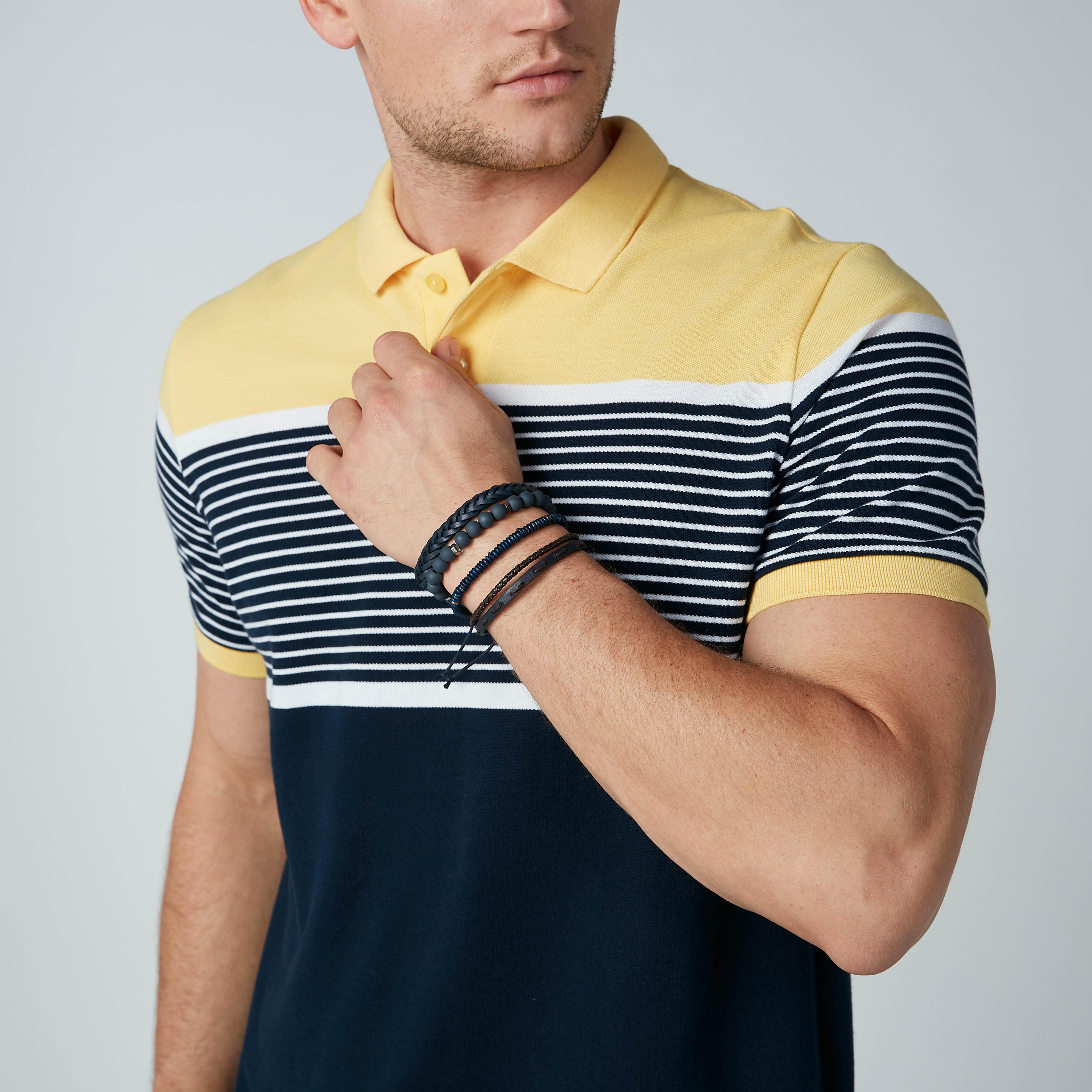 أساور متنوعة - طقم من 4 قطع-men-watchesandjewellery-bracelets-image-2