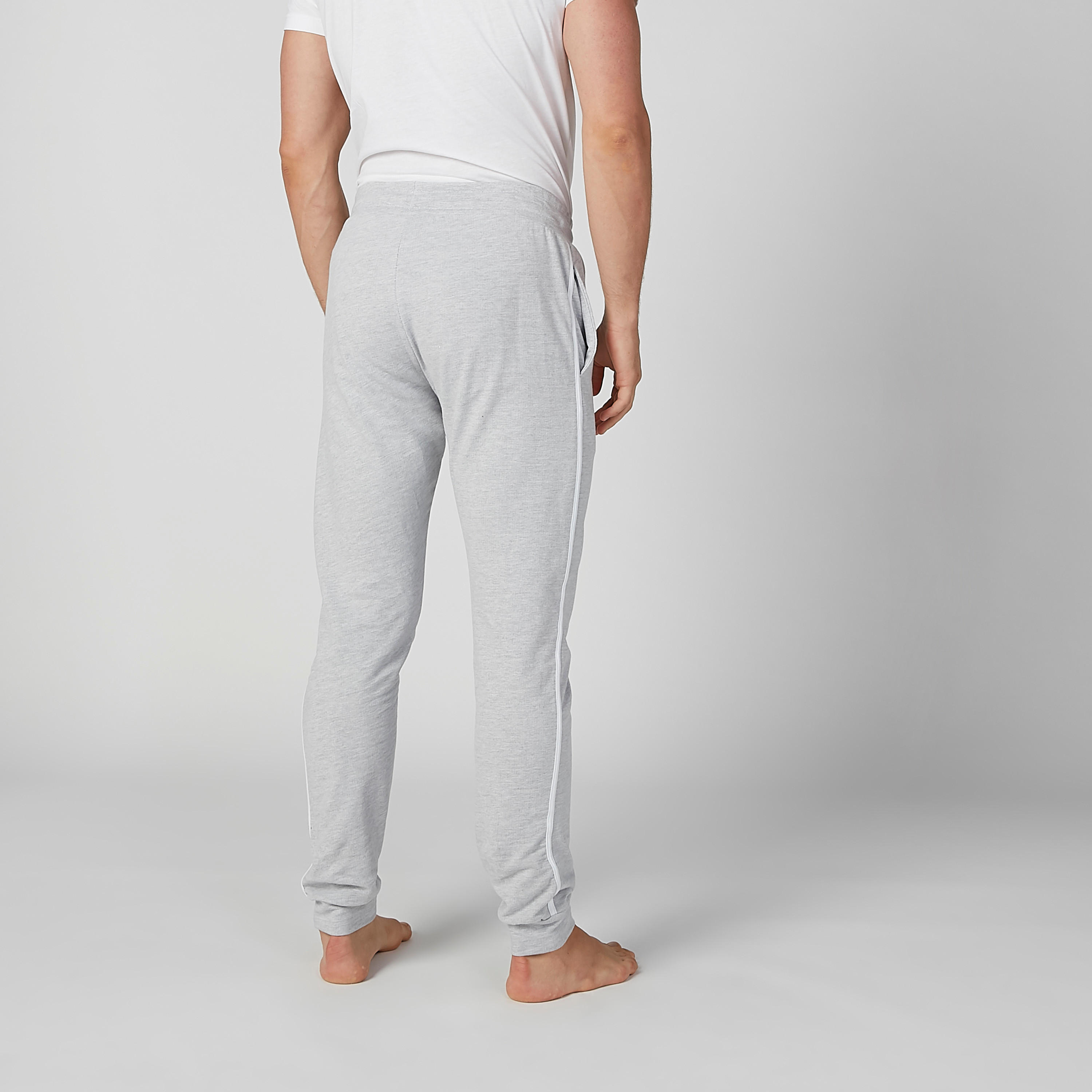 Full Length Plain Jog Pants with Pocket Detail and Drawstring-men-clothing-bottoms-joggers-image-3