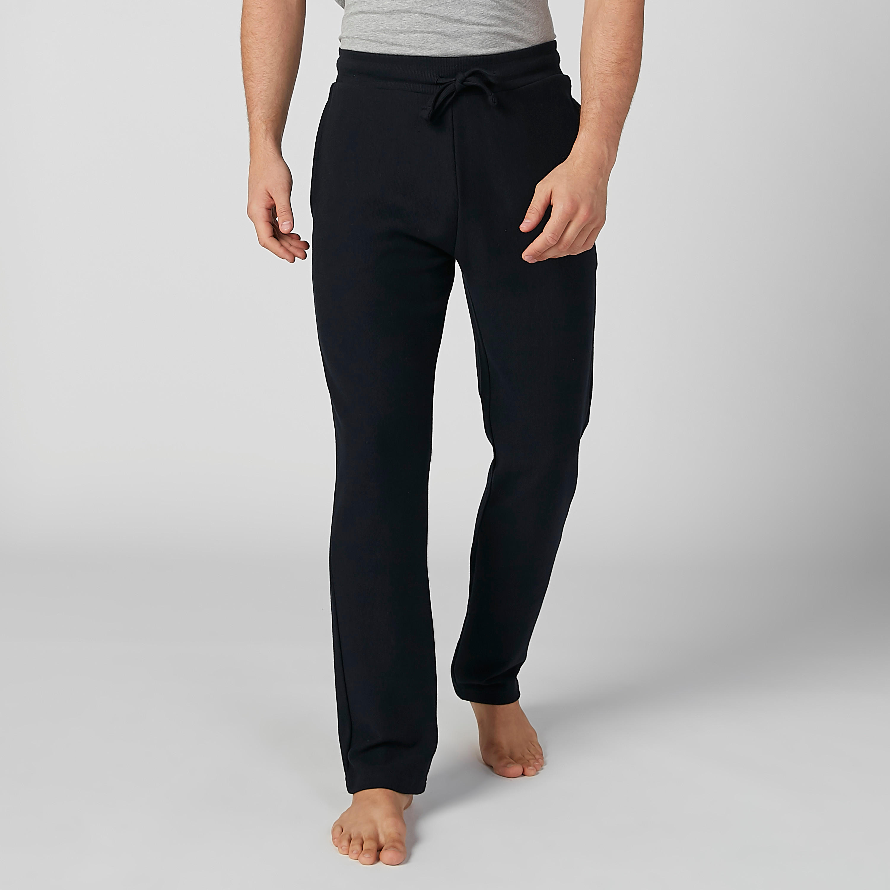 بنطال بيجاما سادة طويل برباط وجيوب-men-clothing-nightwear-pyjamaandshorts-image-3
