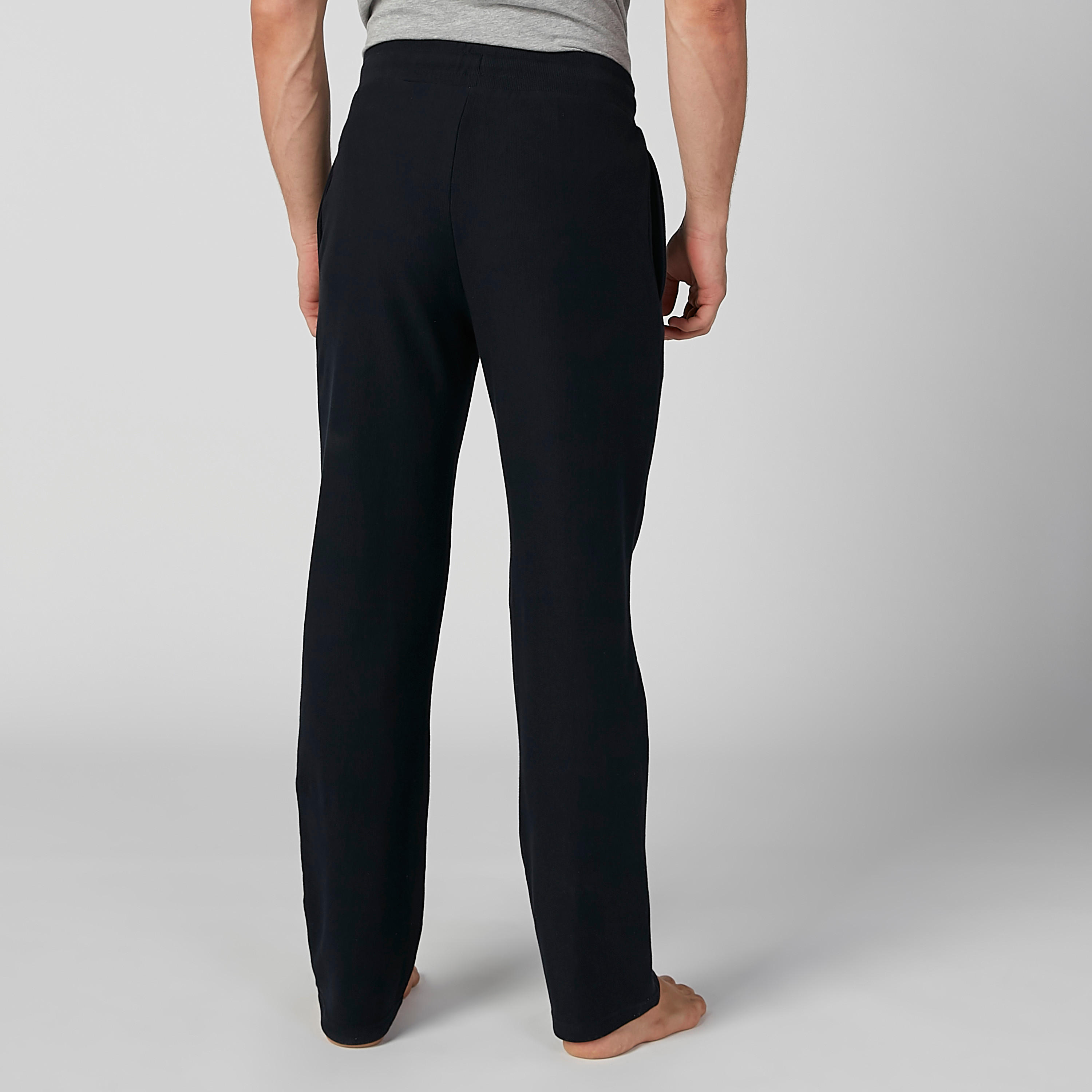 بنطال بيجاما سادة طويل برباط وجيوب-men-clothing-nightwear-pyjamaandshorts-image-2