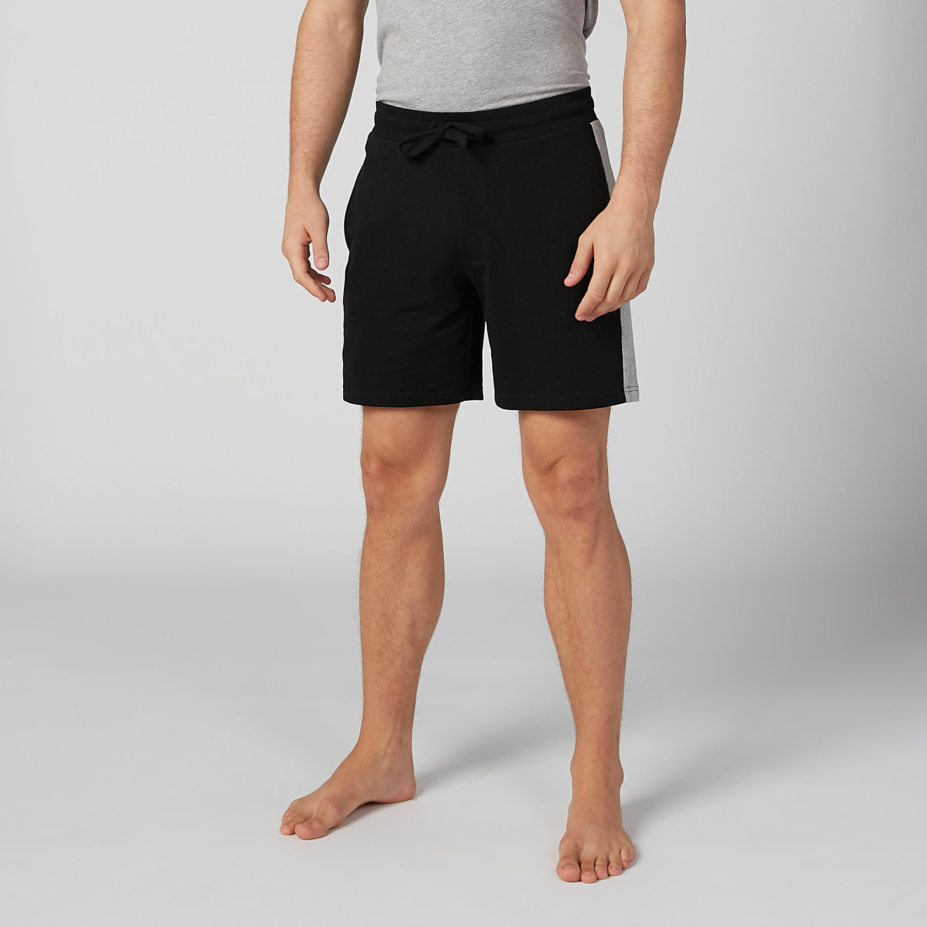 شورت سادة بخصر مطّاطي ورباط-men-clothing-nightwear-pyjamaandshorts-image-4
