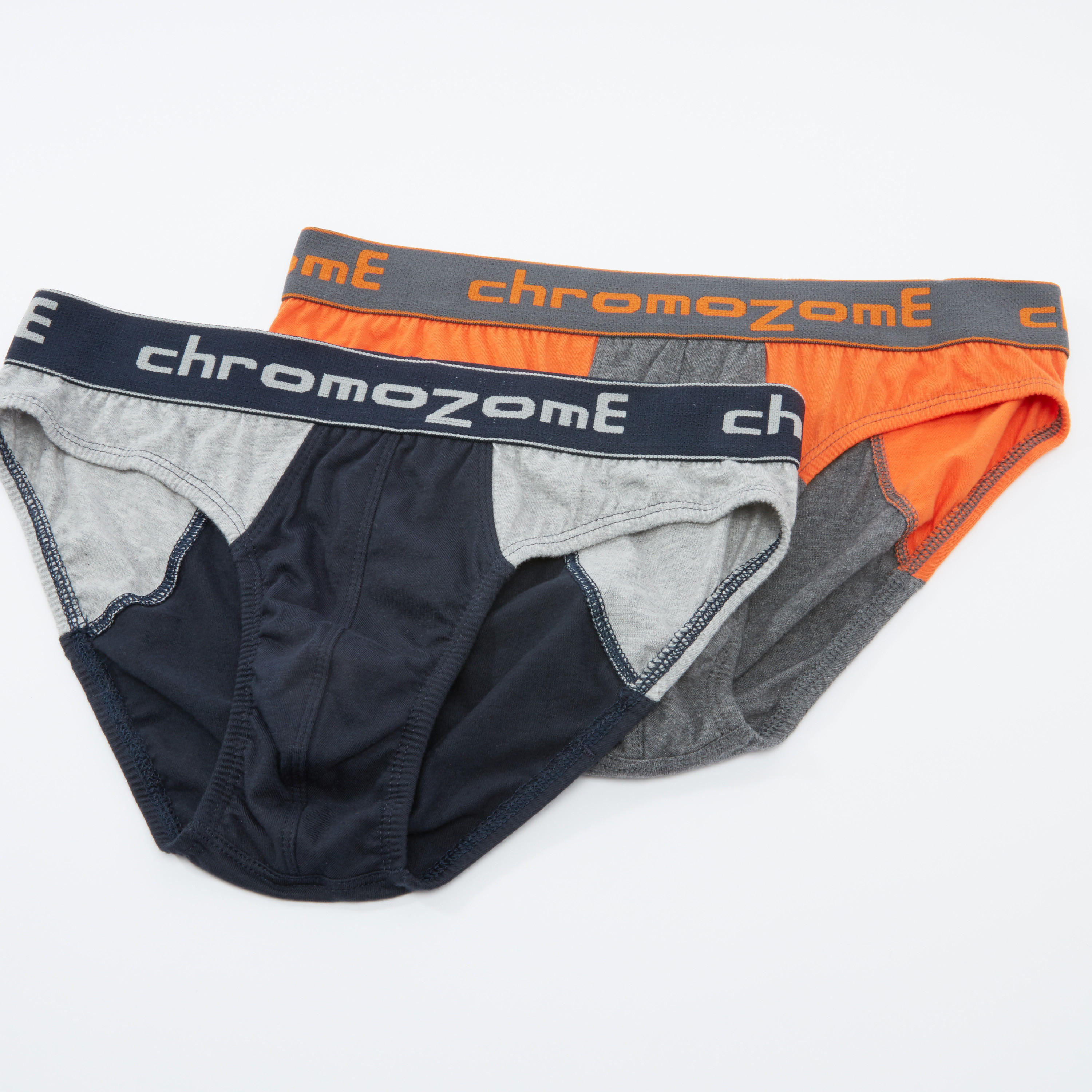 سراويل داخلية بخصر مطّاطي بطبعات كروموزوم - طقم من قطعتين-men-clothing-innerwear-underwear-image-1