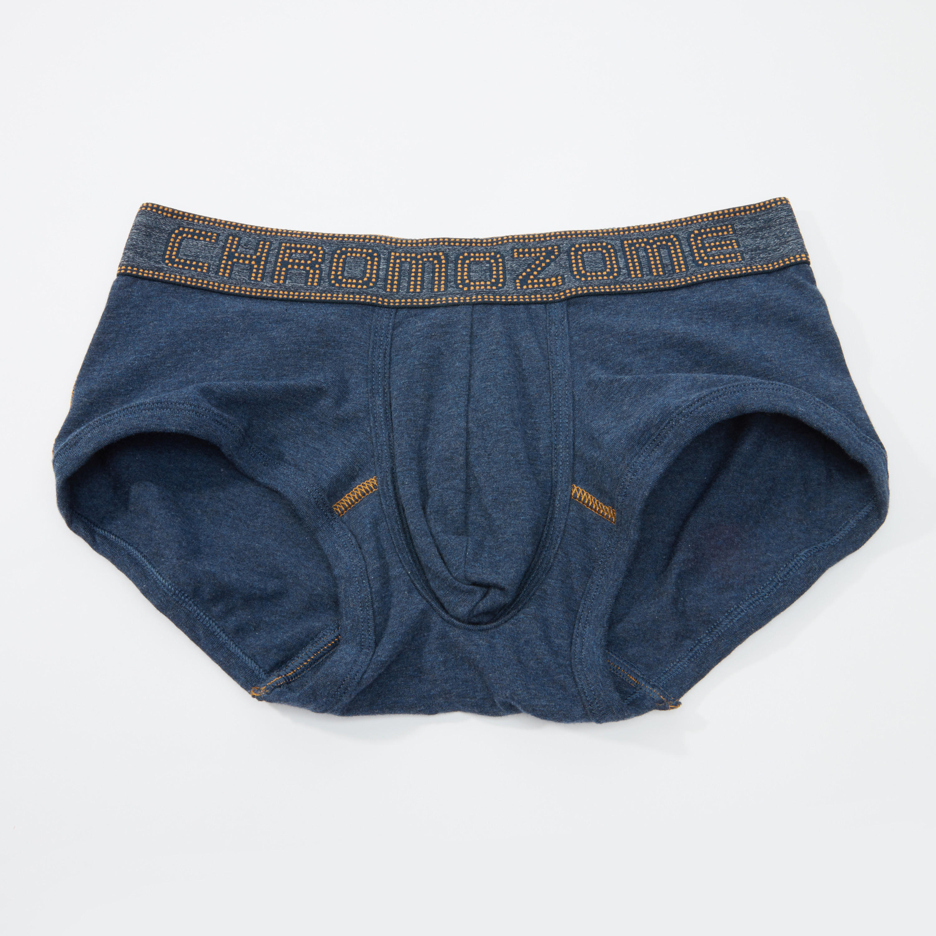 سراويل داخلية سادة بخصر مطّاطي كروموزوم - طقم من قطعتين-men-clothing-innerwear-underwear-image-2