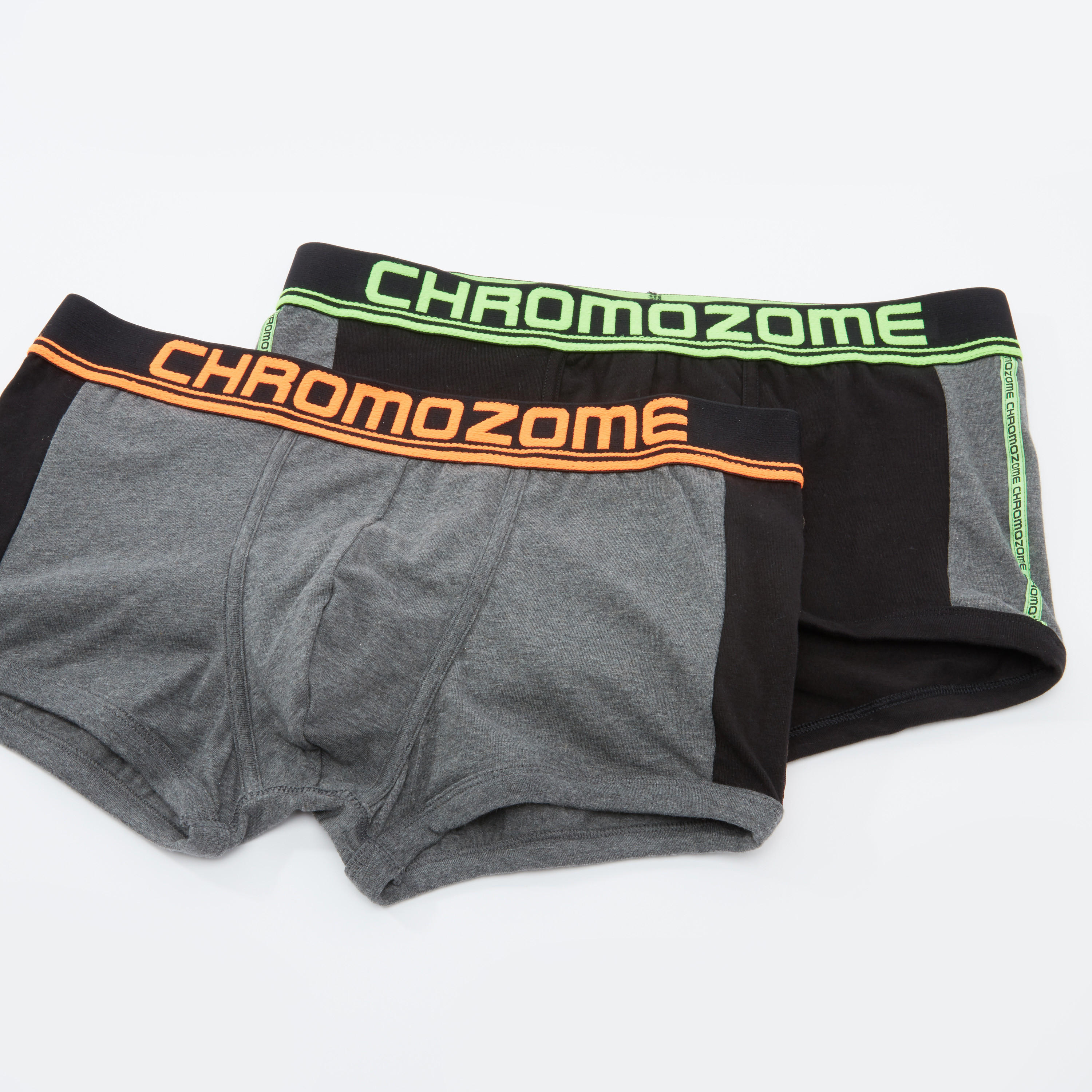 سراويل داخلية بشريطة كروموزوم - طقم من قطعتين-men-clothing-innerwear-underwear-image-1