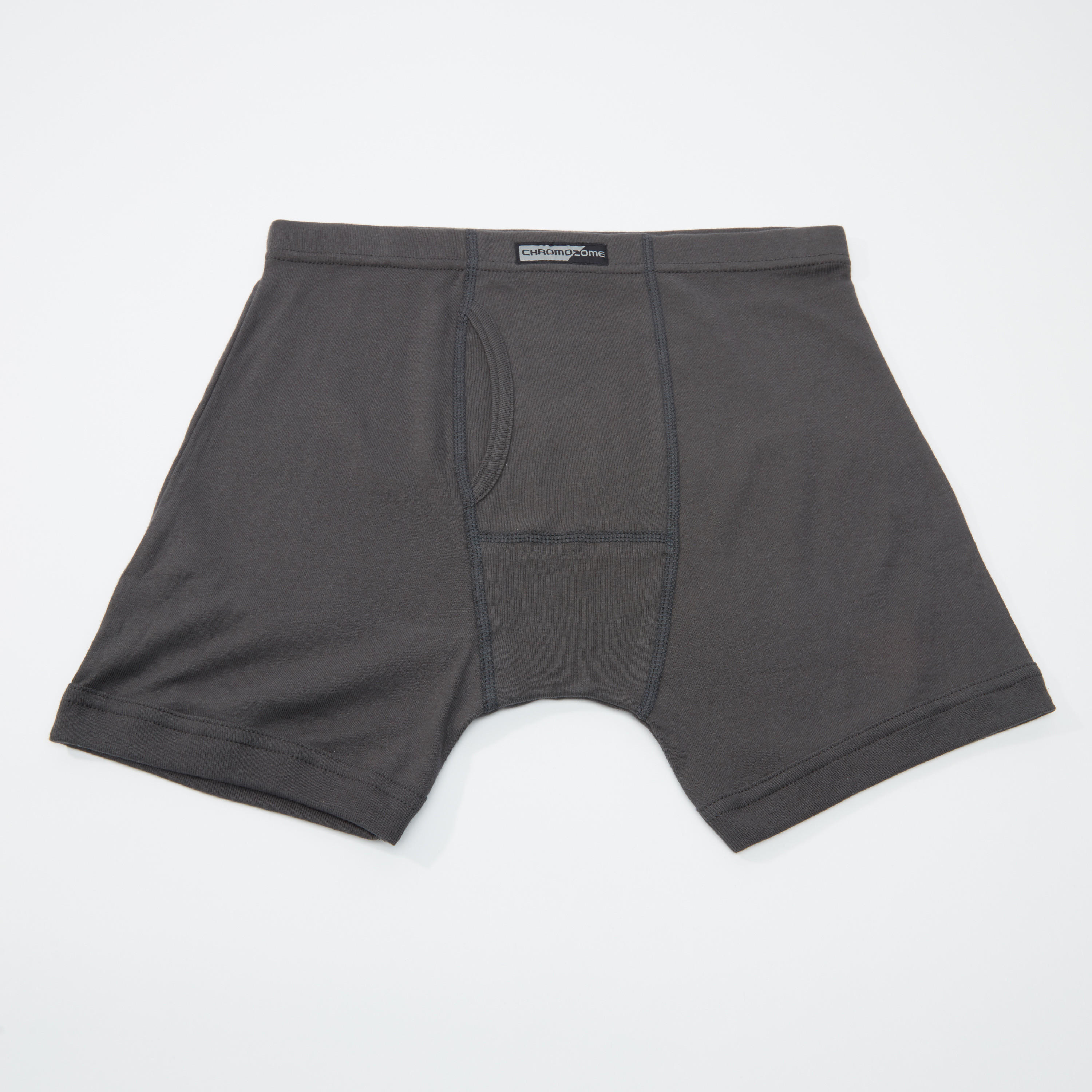 سراويل داخلية سادة بخصر مطّاطي كروموزوم - طقم من قطعتين-men-clothing-innerwear-underwear-image-2